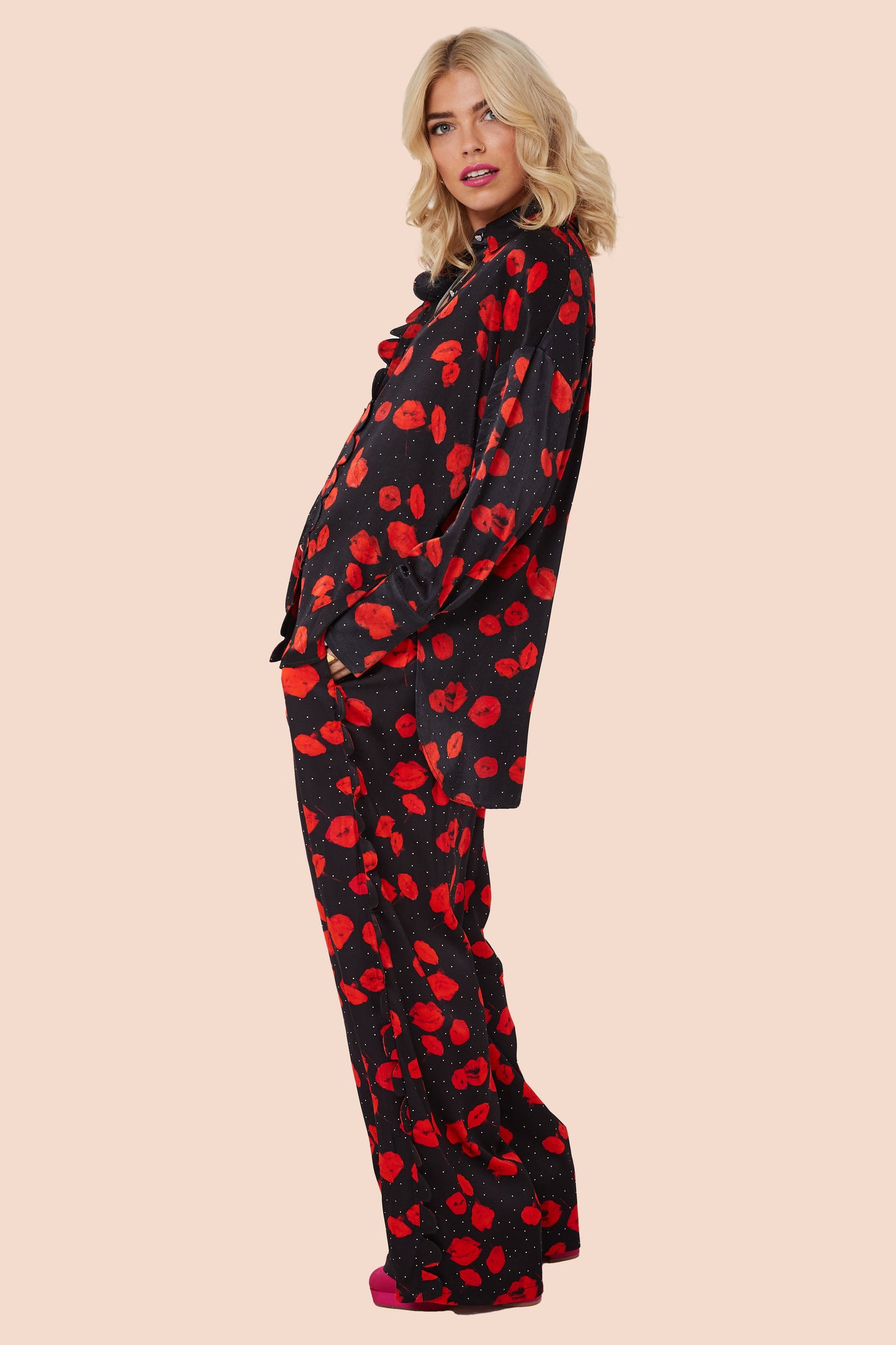 DONNA TROUSER | Lip smacking floral - Keko Studio