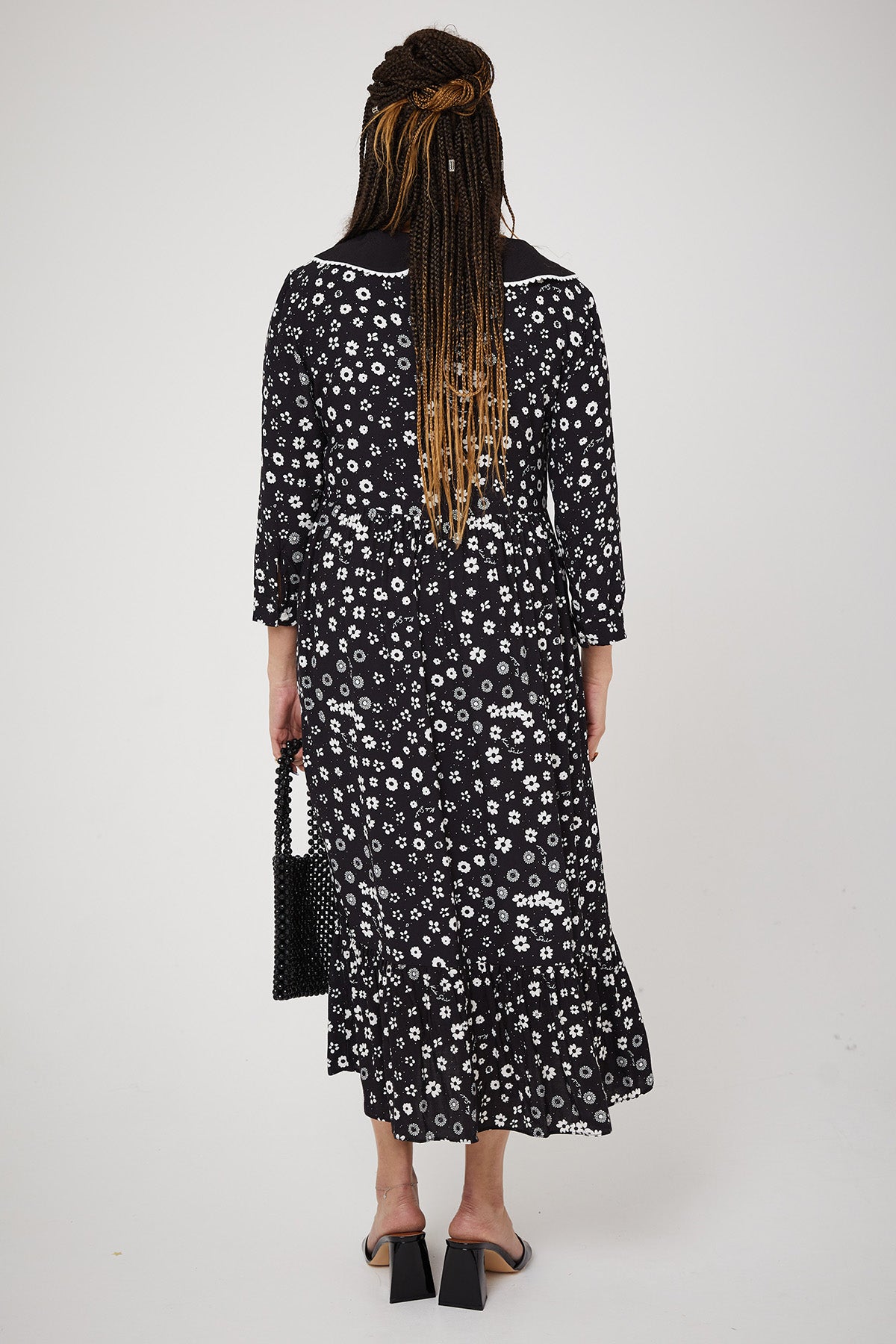 STEVIE DRESS | Polka Retro Floral - Keko Studio