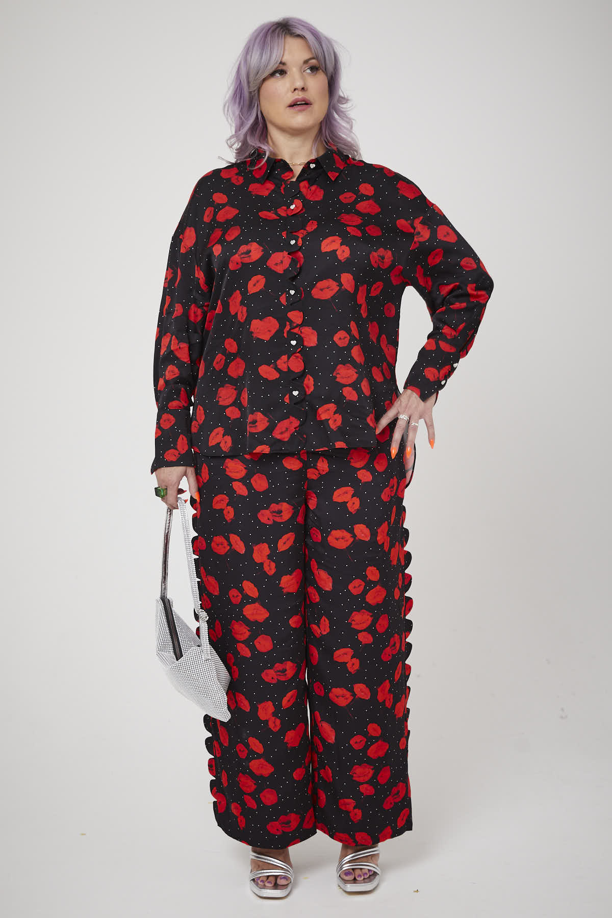DONNA TROUSER | Lip smacking floral - Keko Studio