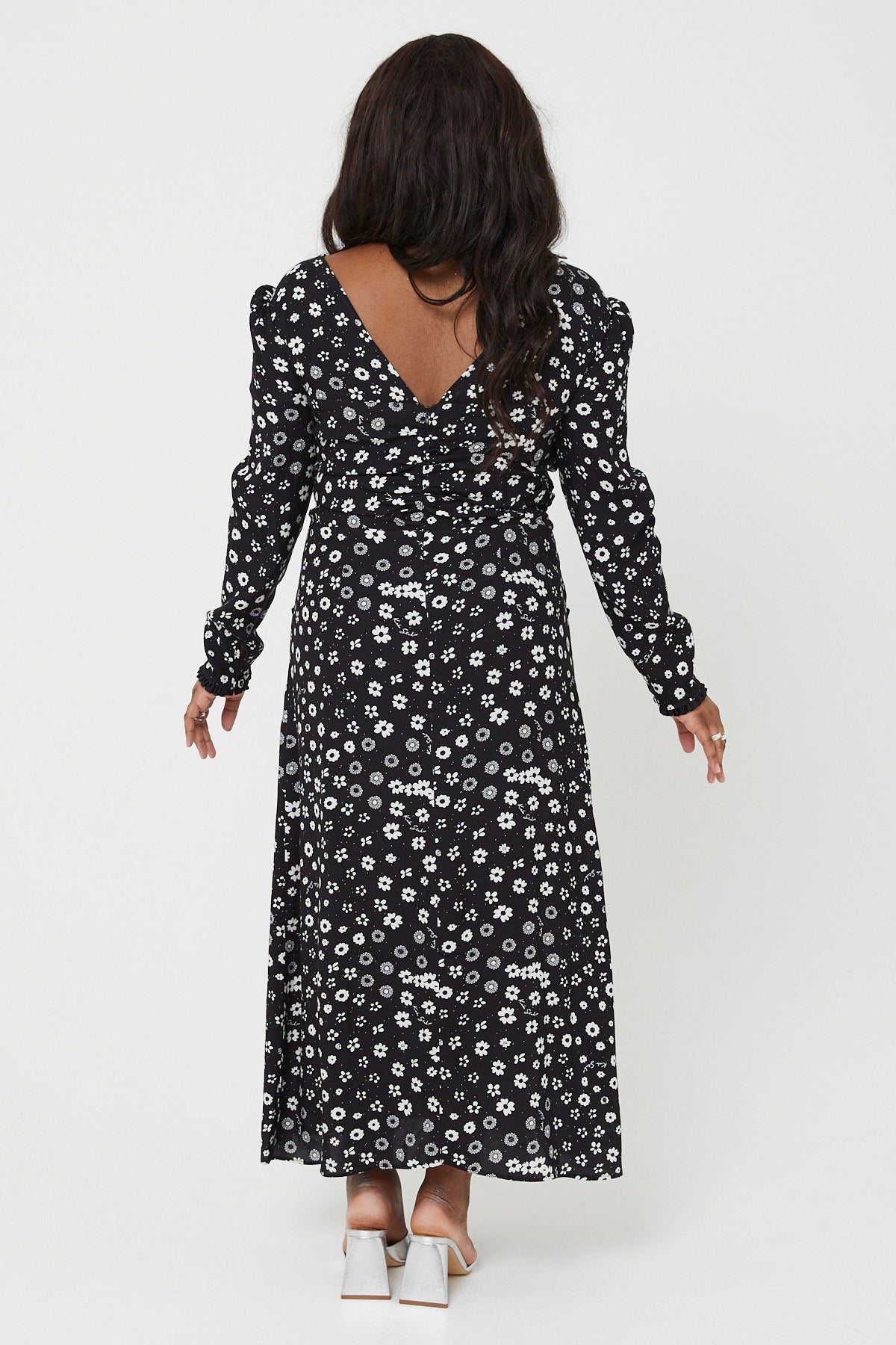 MADONNA DRESS | Polka Retro Floral - Keko Studio