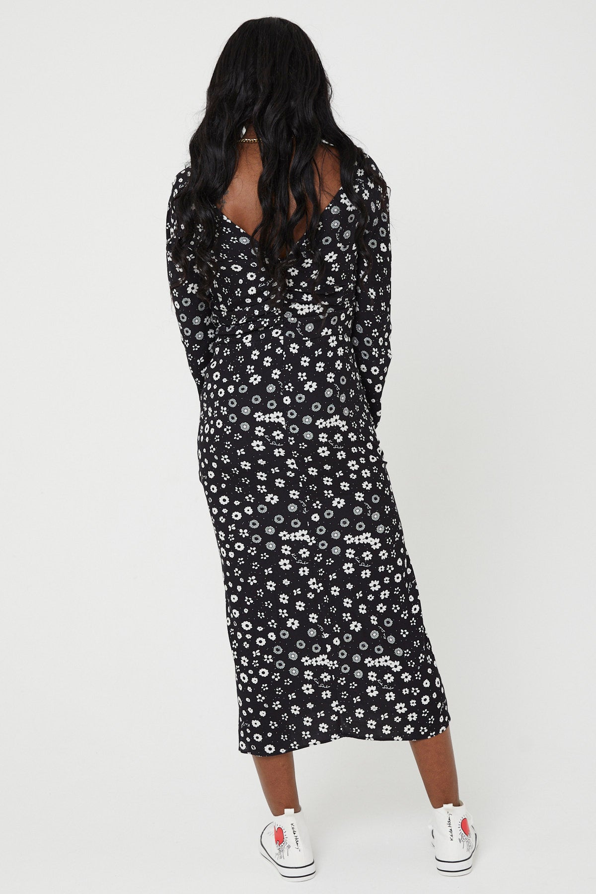 MADONNA DRESS | Polka Retro Floral - Keko Studio