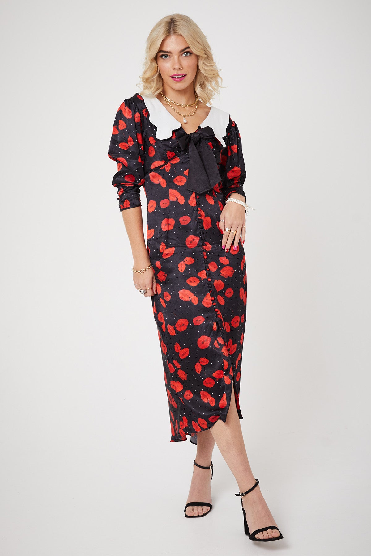 MARILYN DRESS | Lip Smacking Floral - Keko Studio