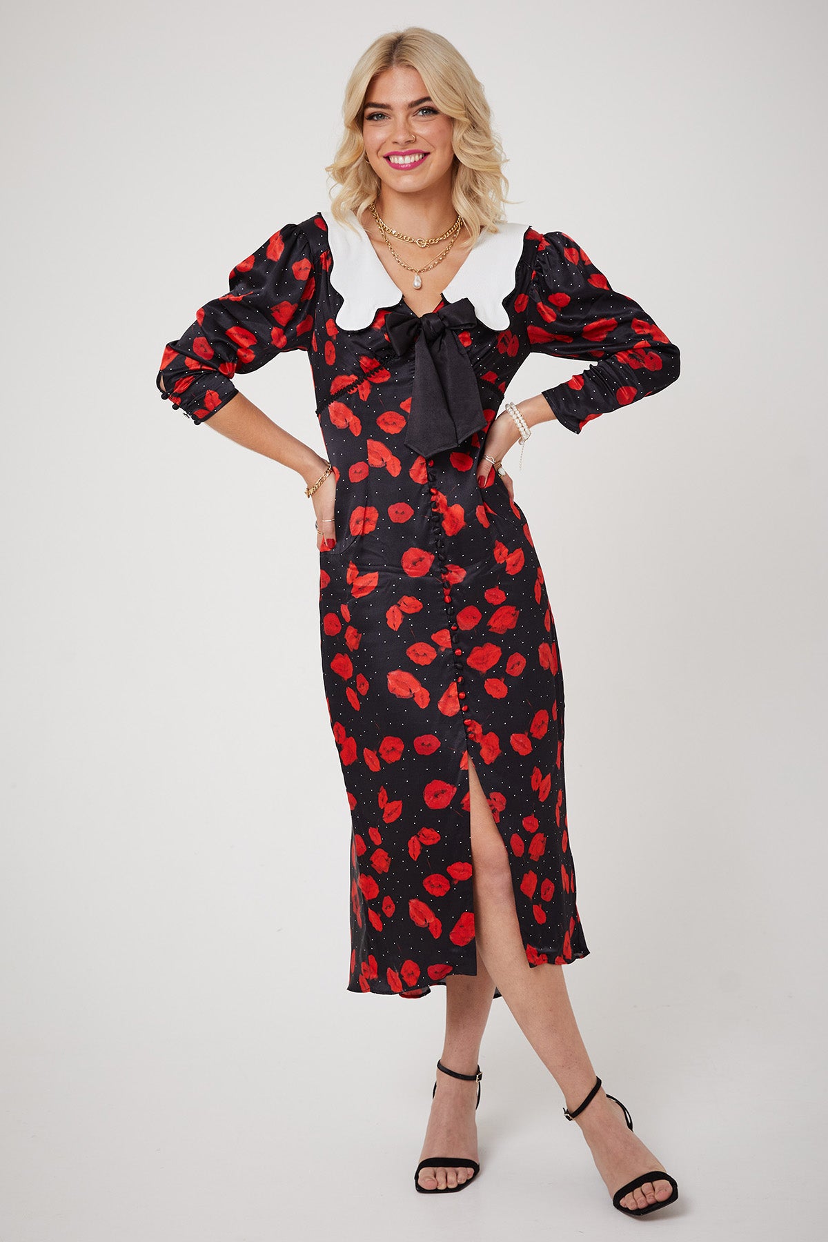 MARILYN DRESS | Lip Smacking Floral - Keko Studio
