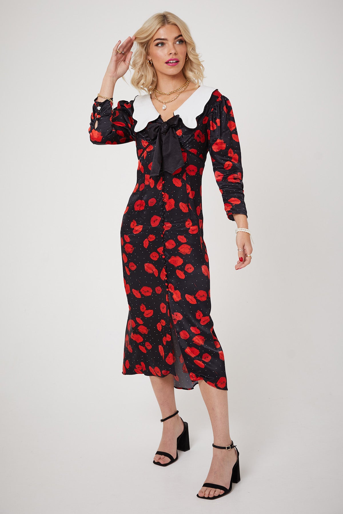 MARILYN DRESS | Lip Smacking Floral - Keko Studio