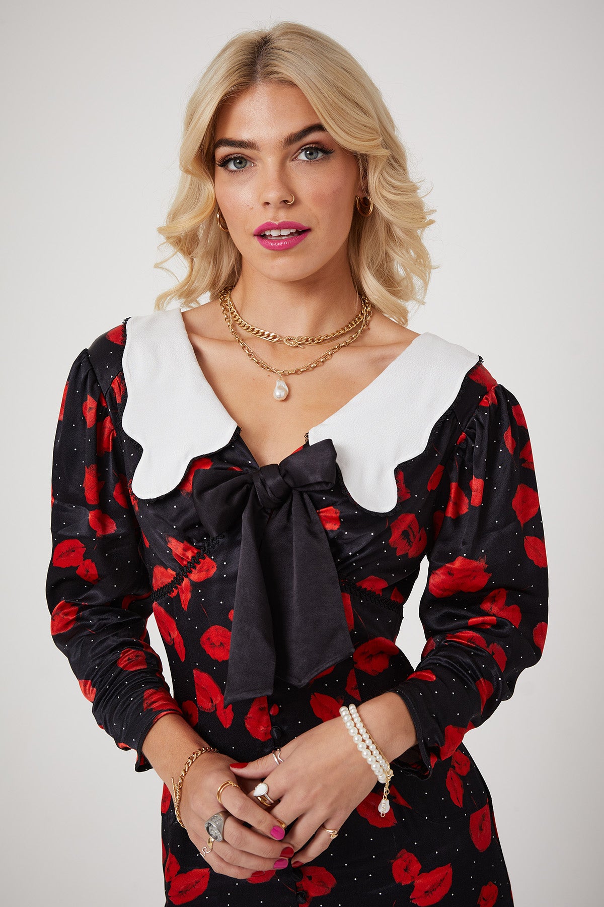 MARILYN DRESS | Lip Smacking Floral - Keko Studio