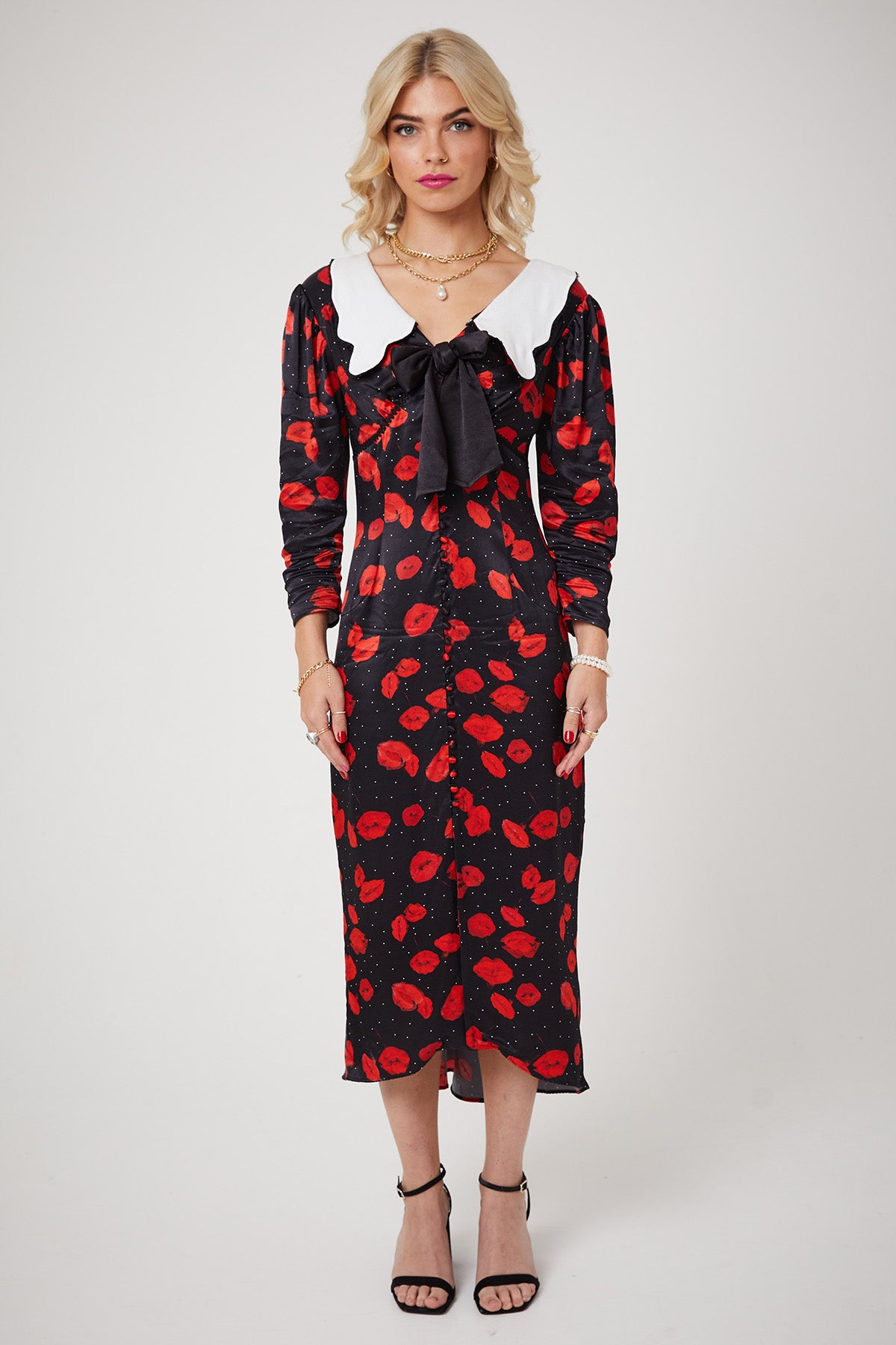 MARILYN DRESS | Lip Smacking Floral - Keko Studio