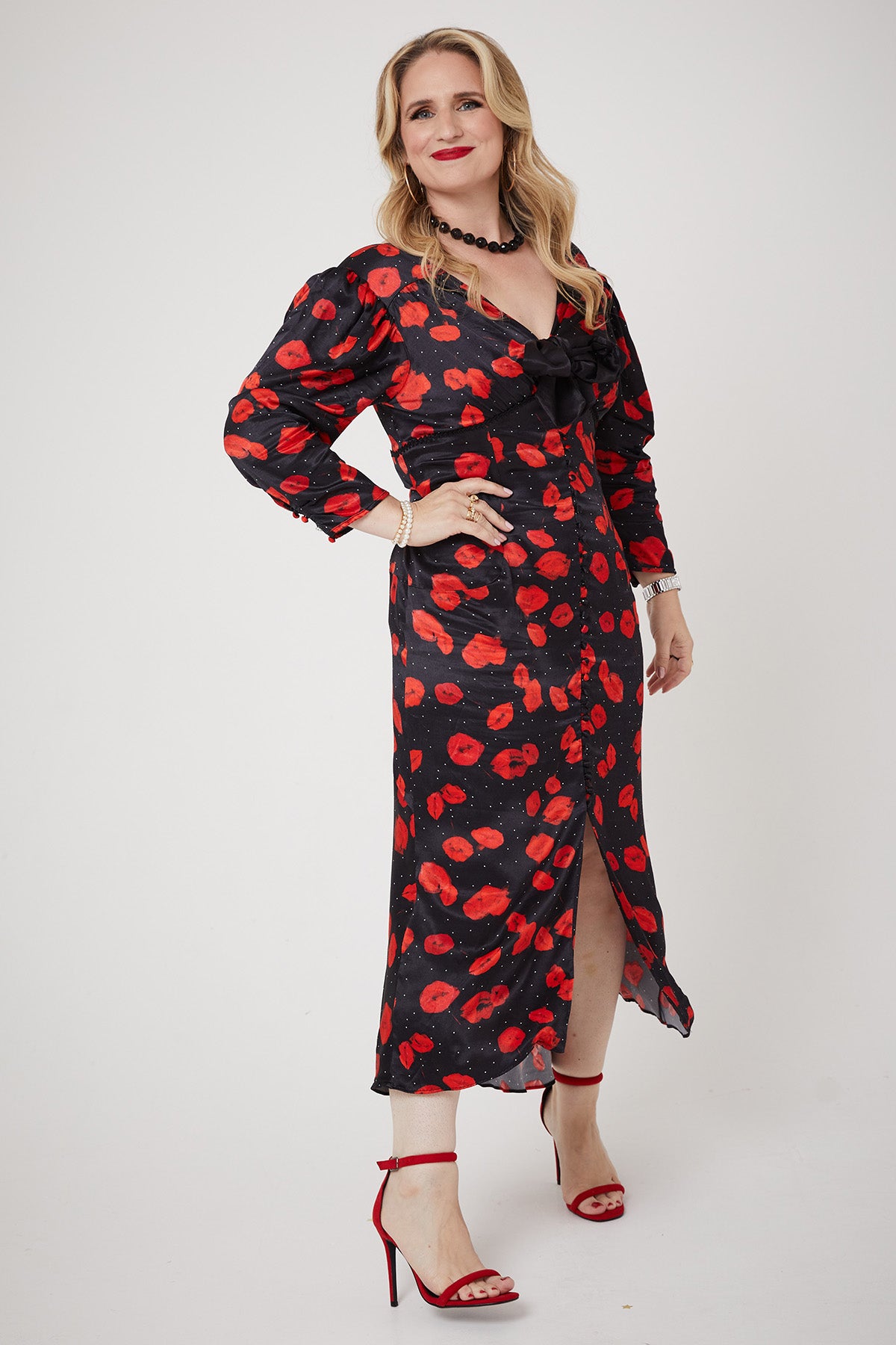 MARILYN DRESS | Lip Smacking Floral - Keko Studio