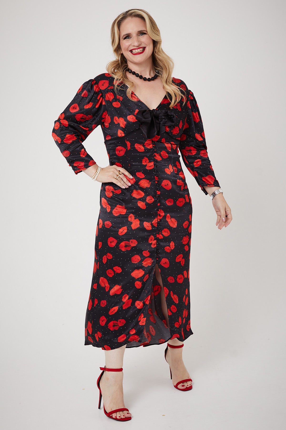 MARILYN DRESS | Lip Smacking Floral - Keko Studio