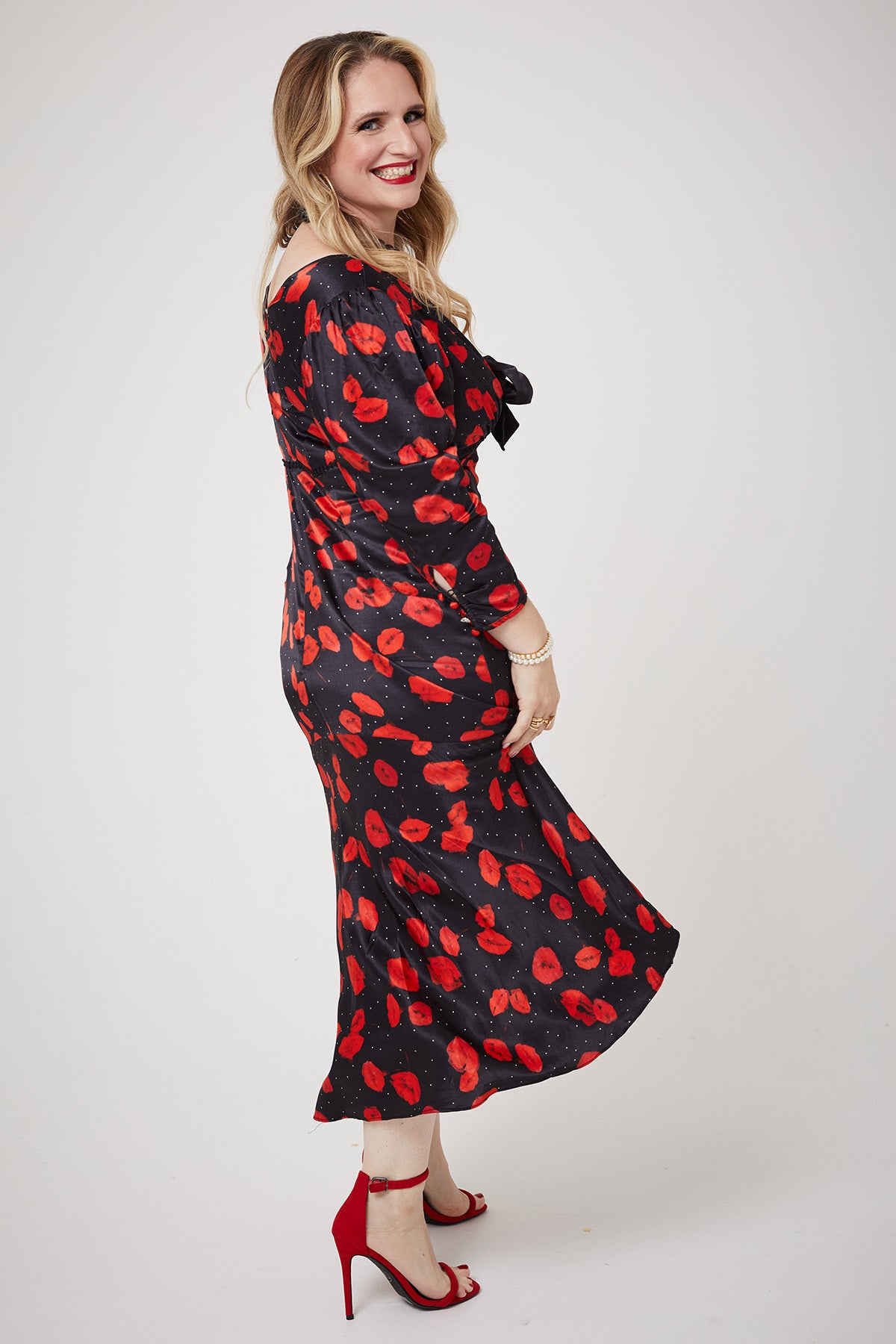 MARILYN DRESS | Lip Smacking Floral - Keko Studio