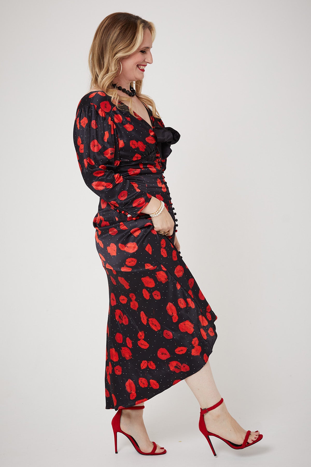 MARILYN DRESS | Lip Smacking Floral - Keko Studio