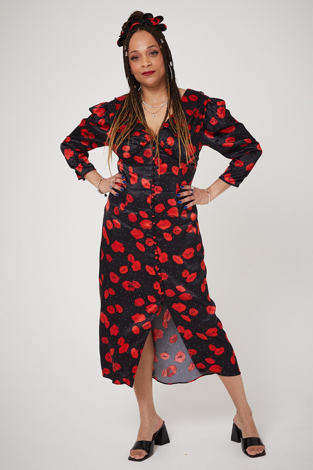 MARILYN DRESS | Lip Smacking Floral - Keko Studio