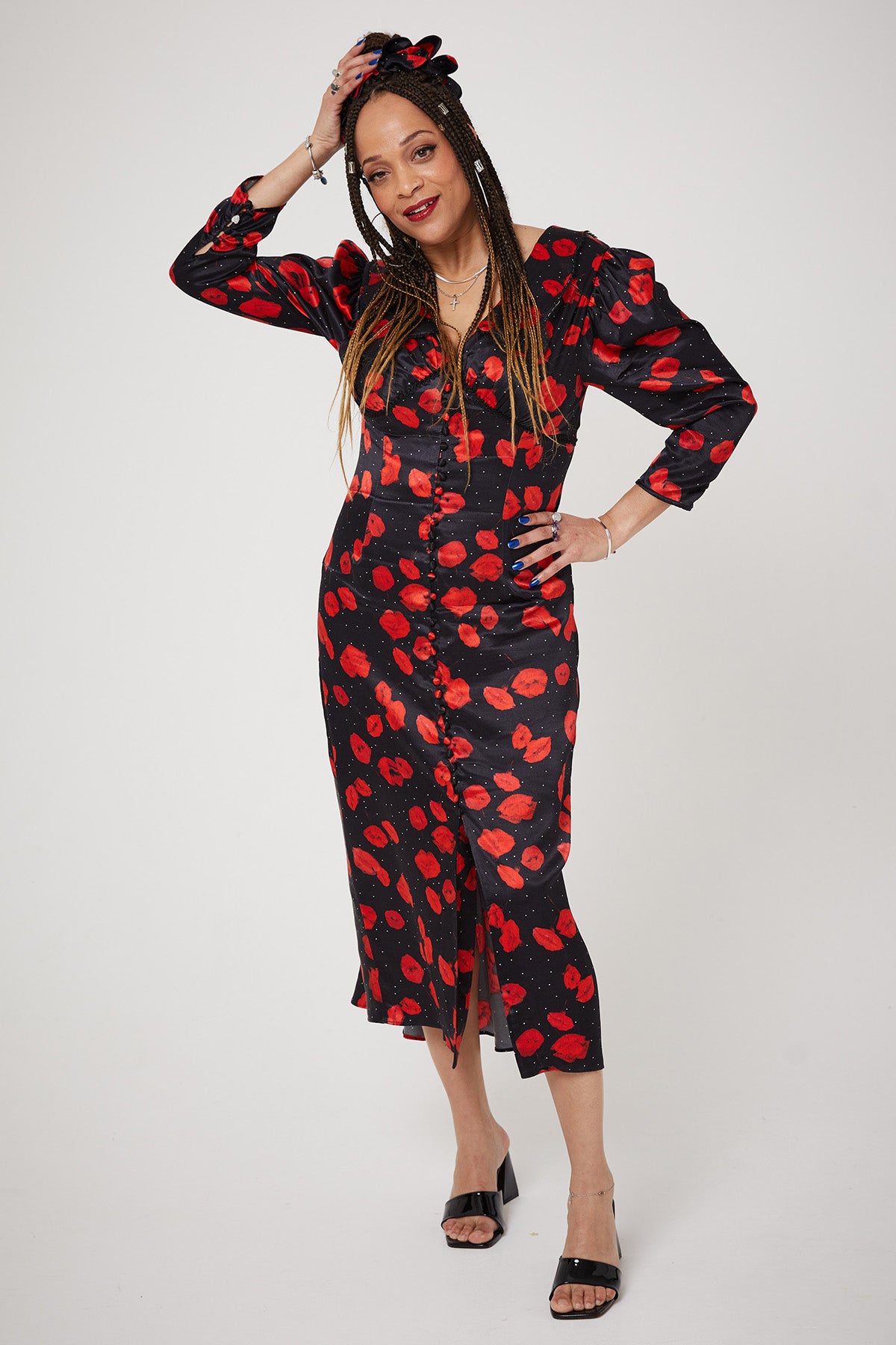 MARILYN DRESS | Lip Smacking Floral - Keko Studio