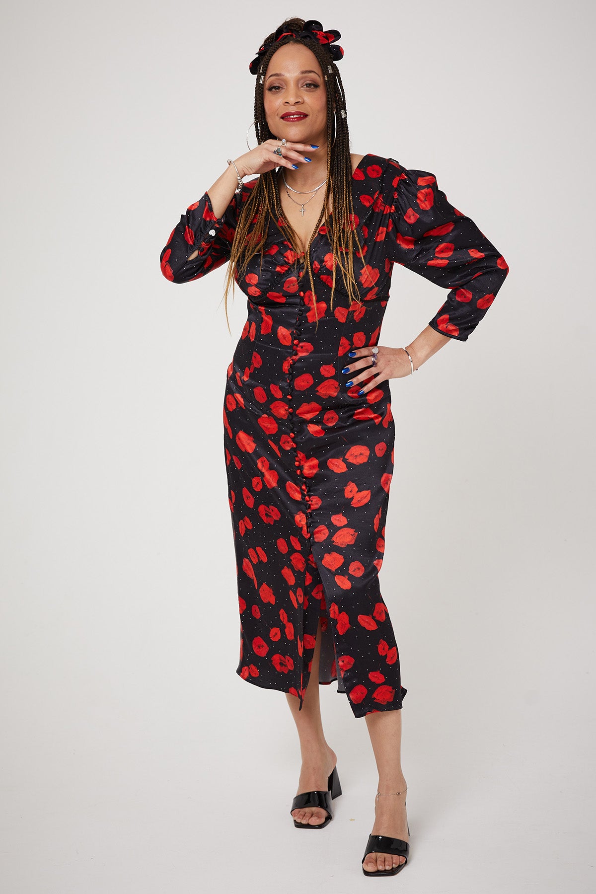 MARILYN DRESS | Lip Smacking Floral - Keko Studio