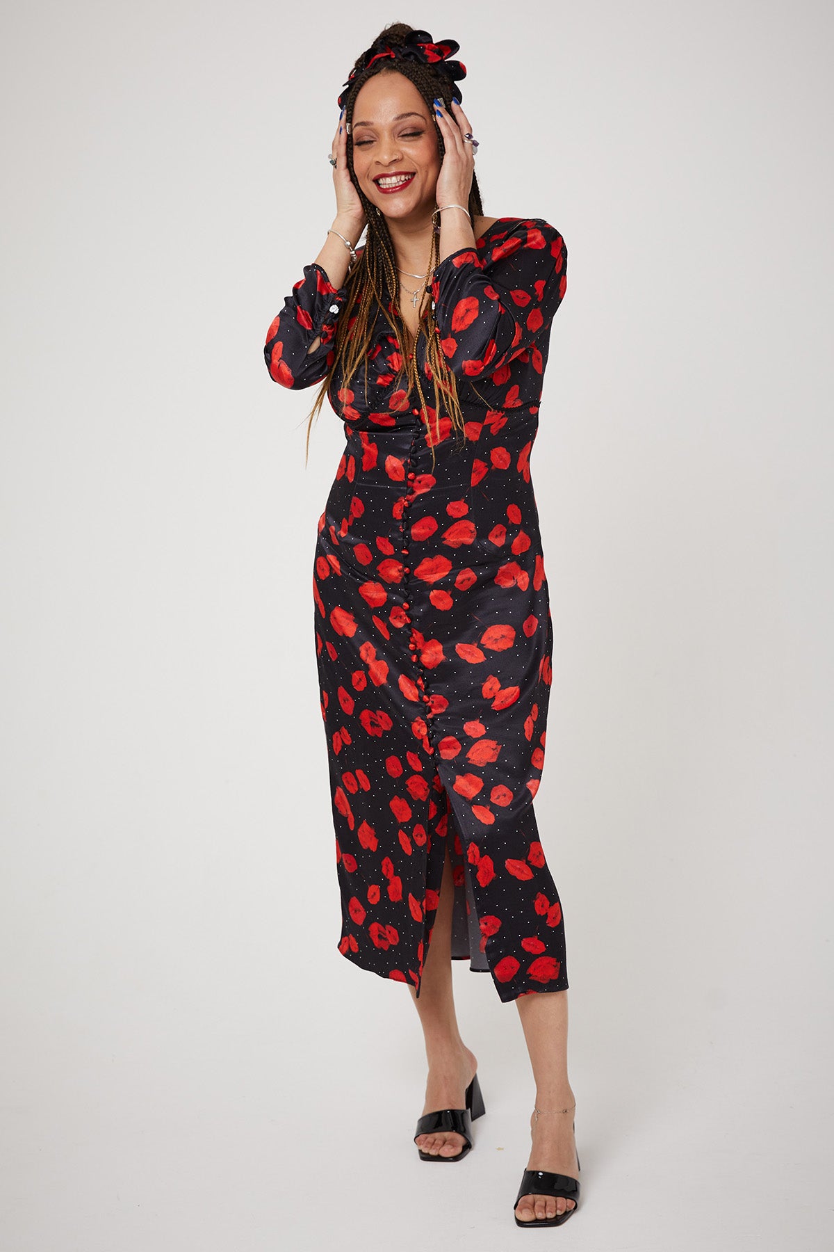 MARILYN DRESS | Lip Smacking Floral - Keko Studio