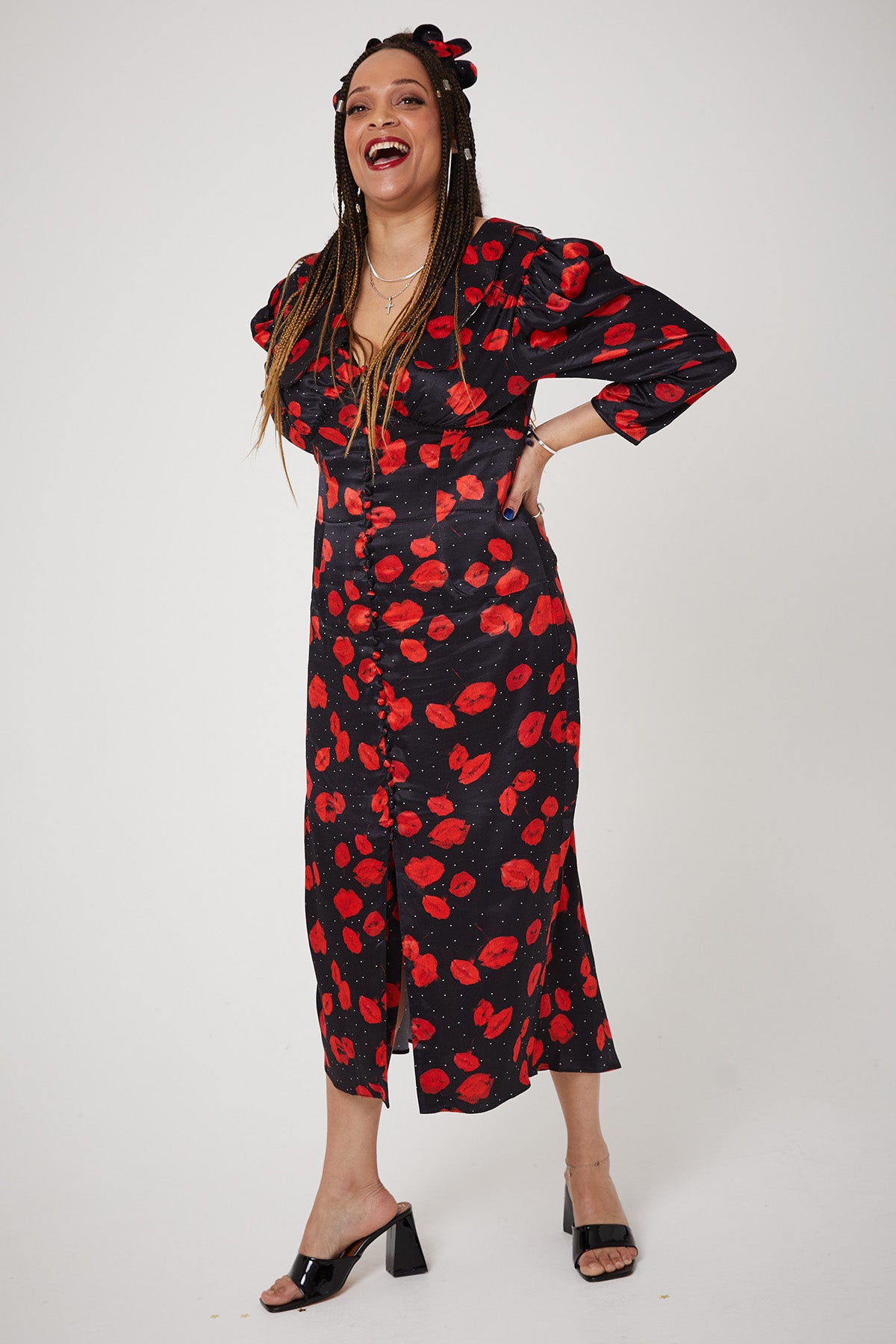 MARILYN DRESS | Lip Smacking Floral - Keko Studio