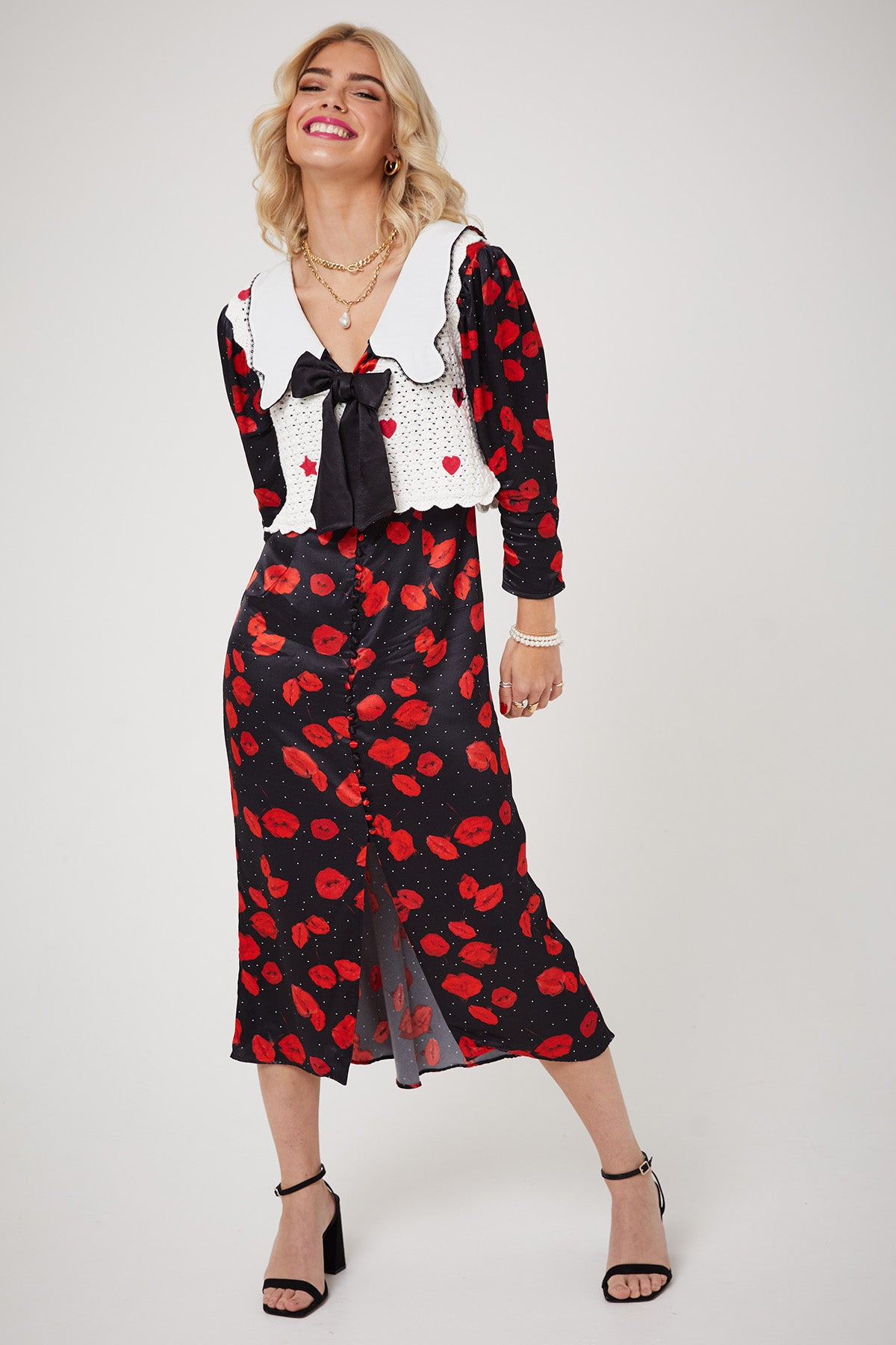 MARILYN DRESS | Lip Smacking Floral - Keko Studio