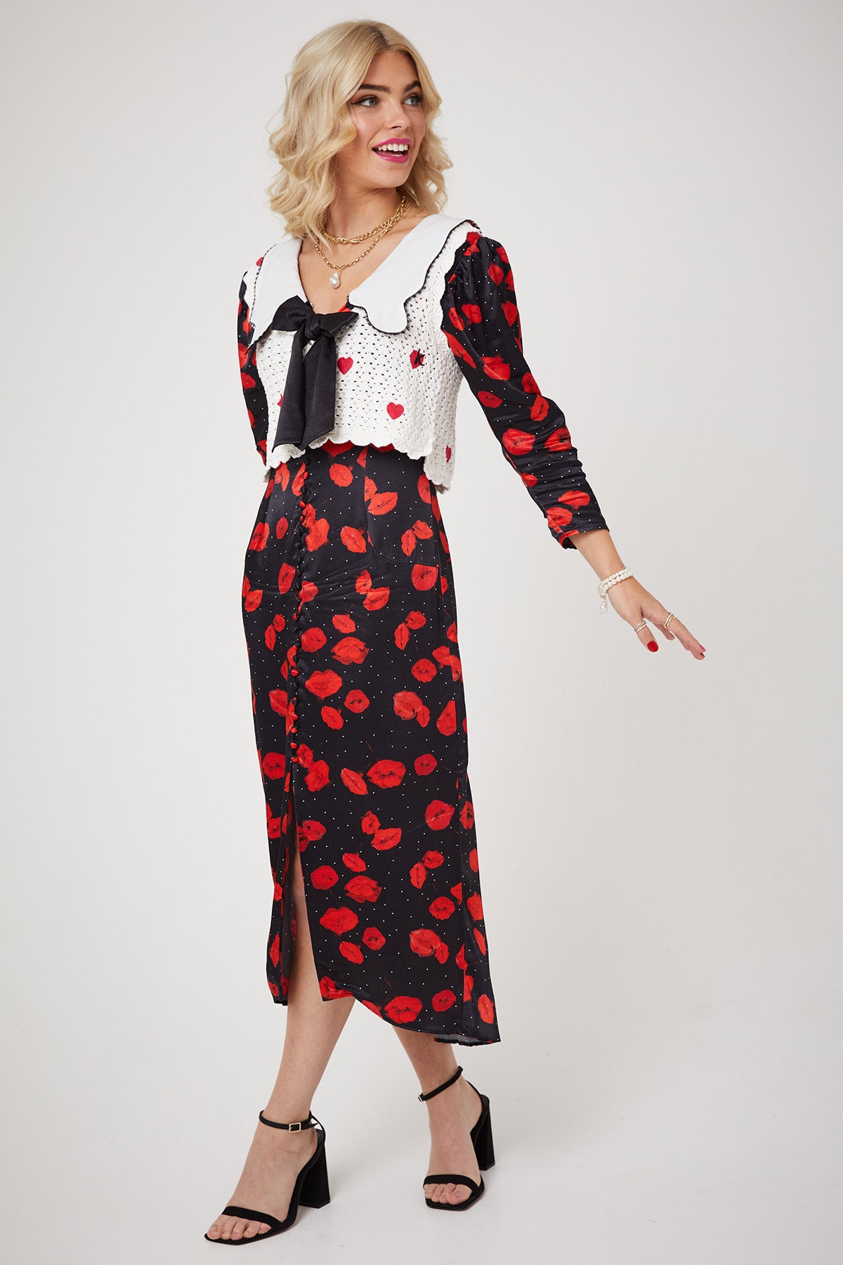 MARILYN DRESS | Lip Smacking Floral - Keko Studio