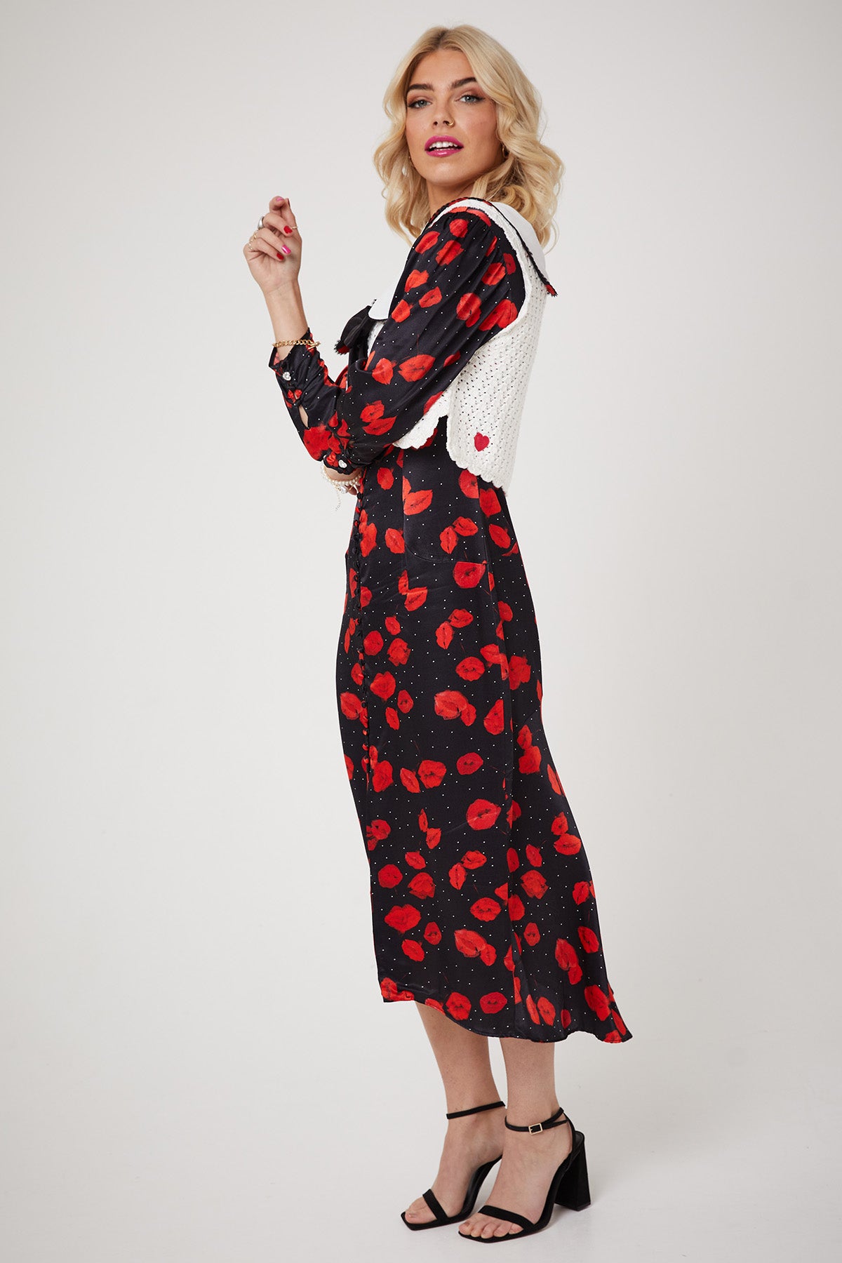 MARILYN DRESS | Lip Smacking Floral - Keko Studio