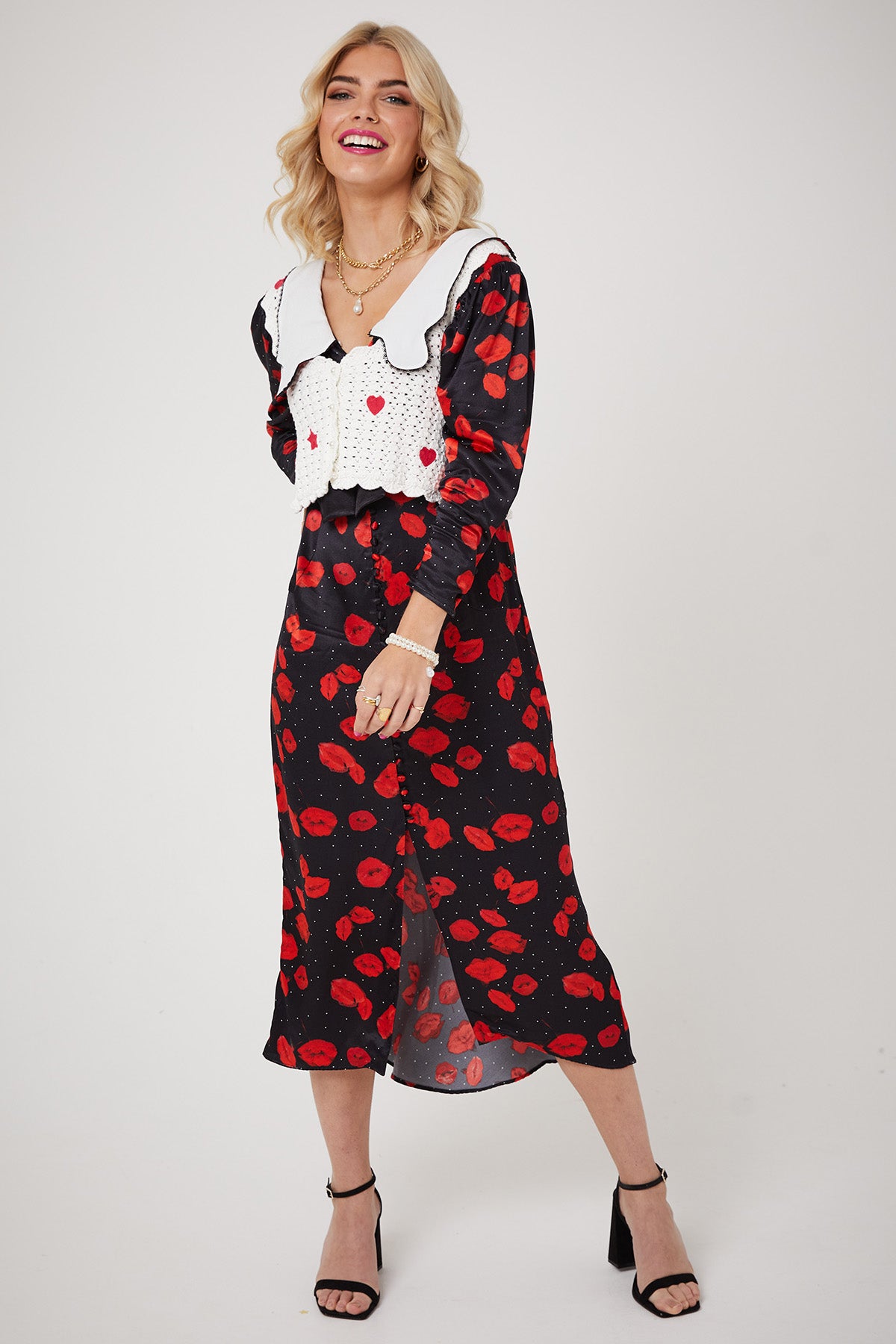 MARILYN DRESS | Lip Smacking Floral - Keko Studio