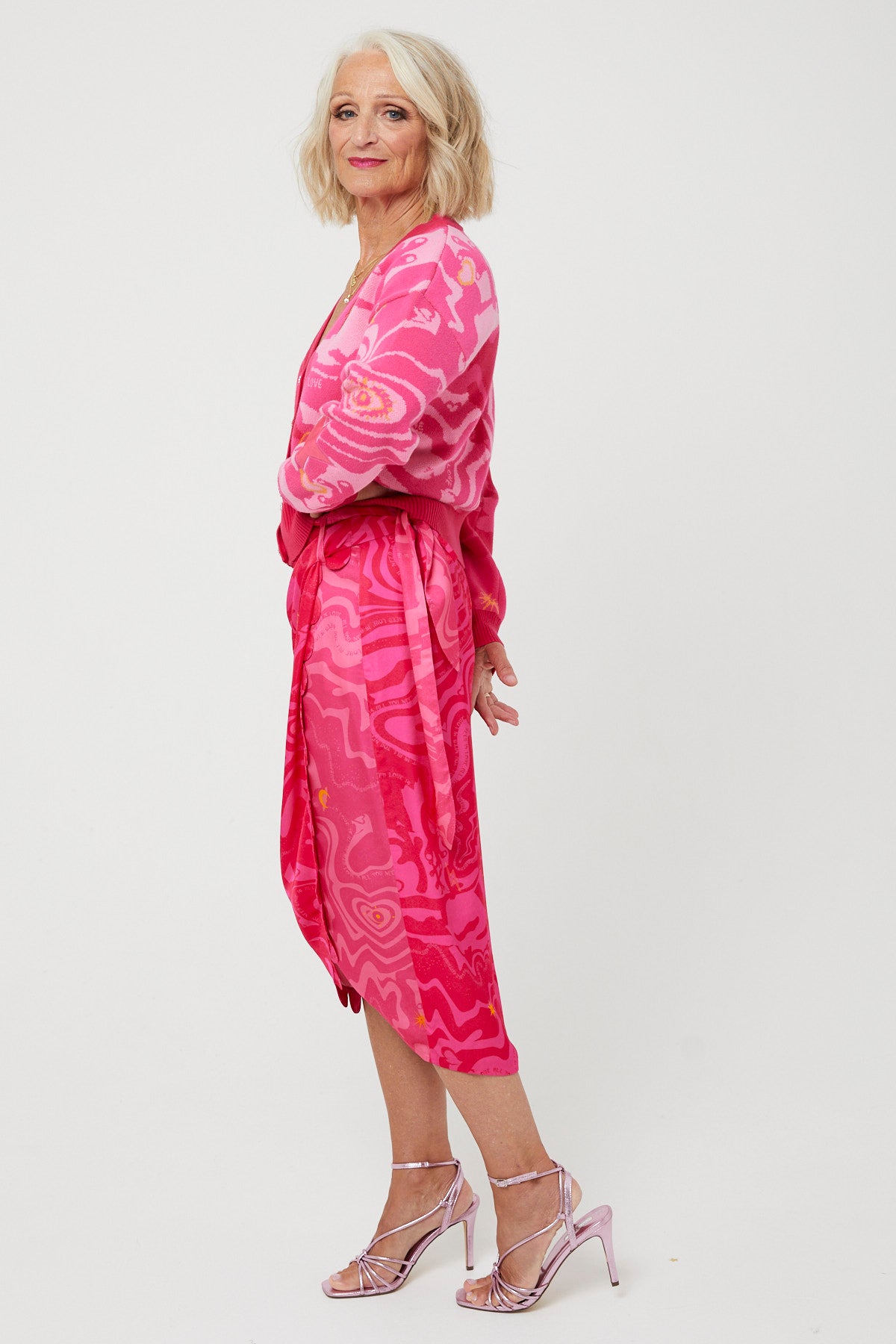 WHOLE LOTTA LOVE CARDIGAN | Pink x - Keko Studio