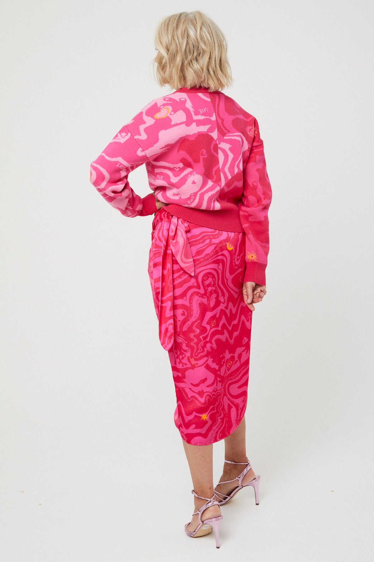 WHOLE LOTTA LOVE CARDIGAN | Pink x - Keko Studio