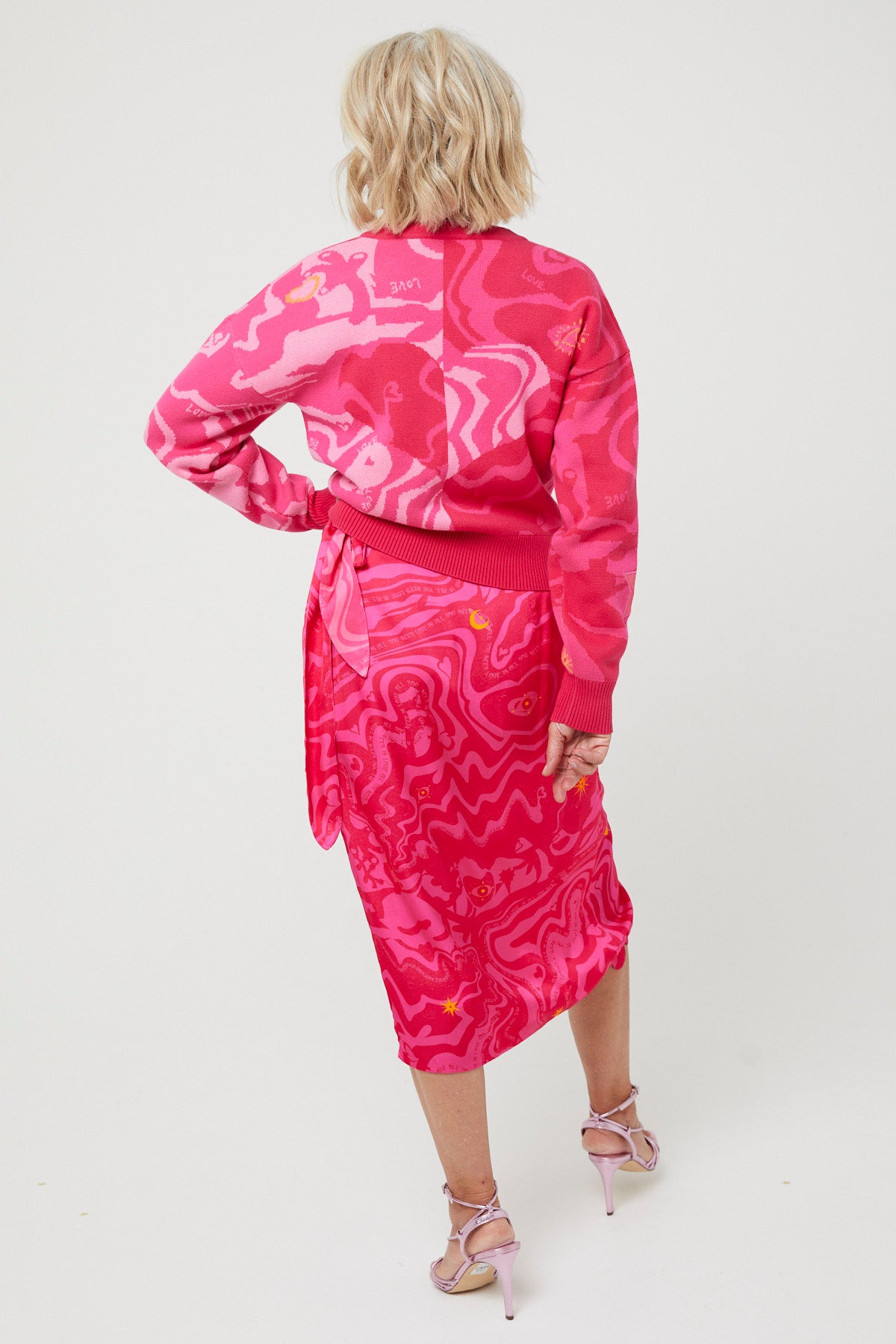 WHOLE LOTTA LOVE CARDIGAN | Pink x - Keko Studio
