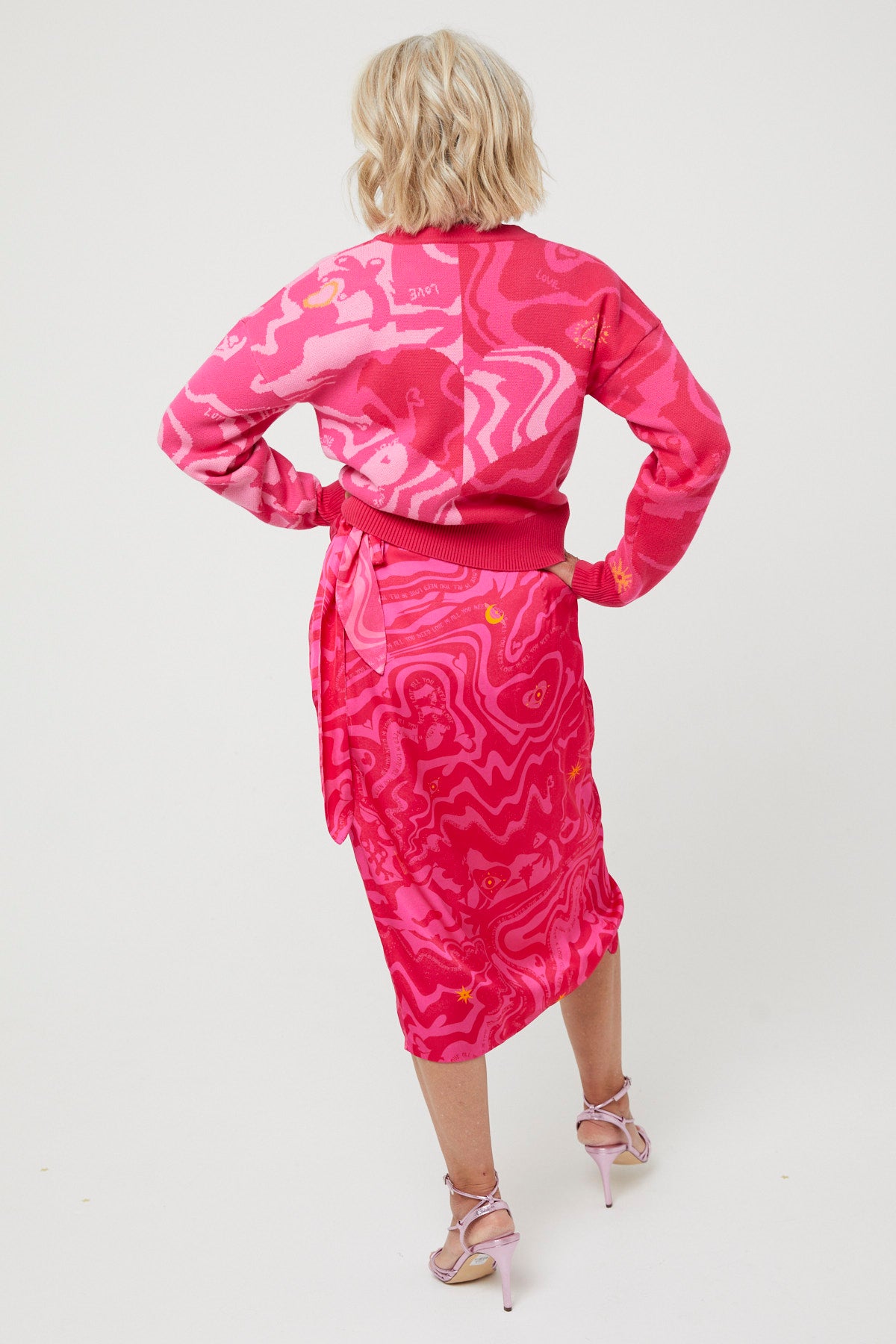WHOLE LOTTA LOVE CARDIGAN | Pink x - Keko Studio