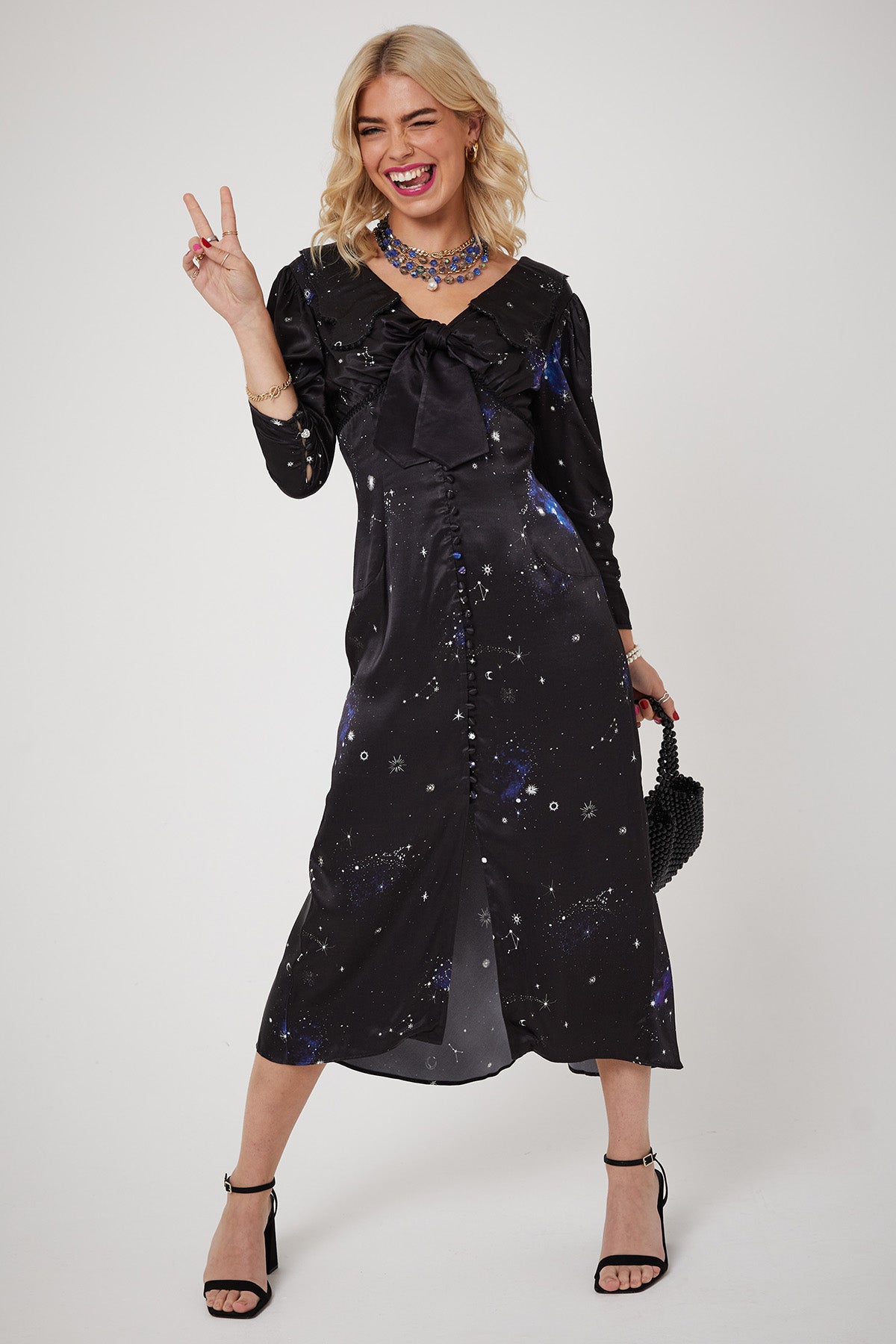 MARILYN DRESS | Starry Starry Night - Keko Studio