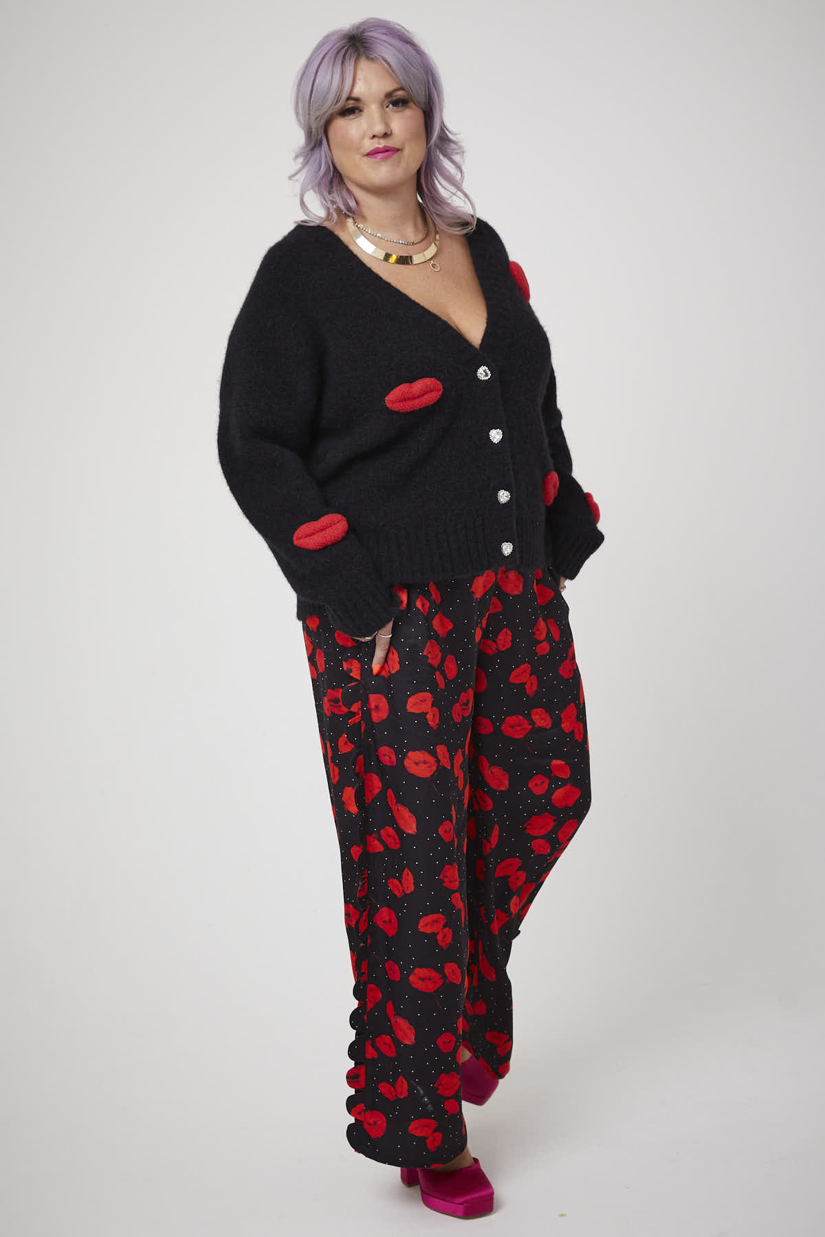 DONNA TROUSER | Lip smacking floral - Keko Studio