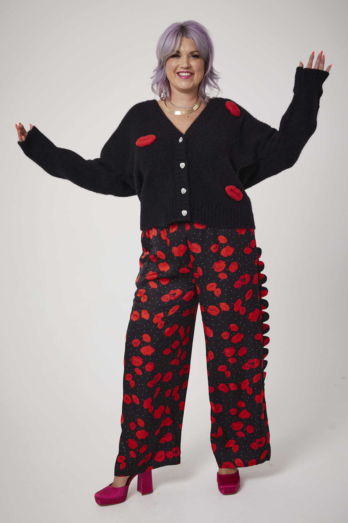 DONNA TROUSER | Lip smacking floral - Keko Studio