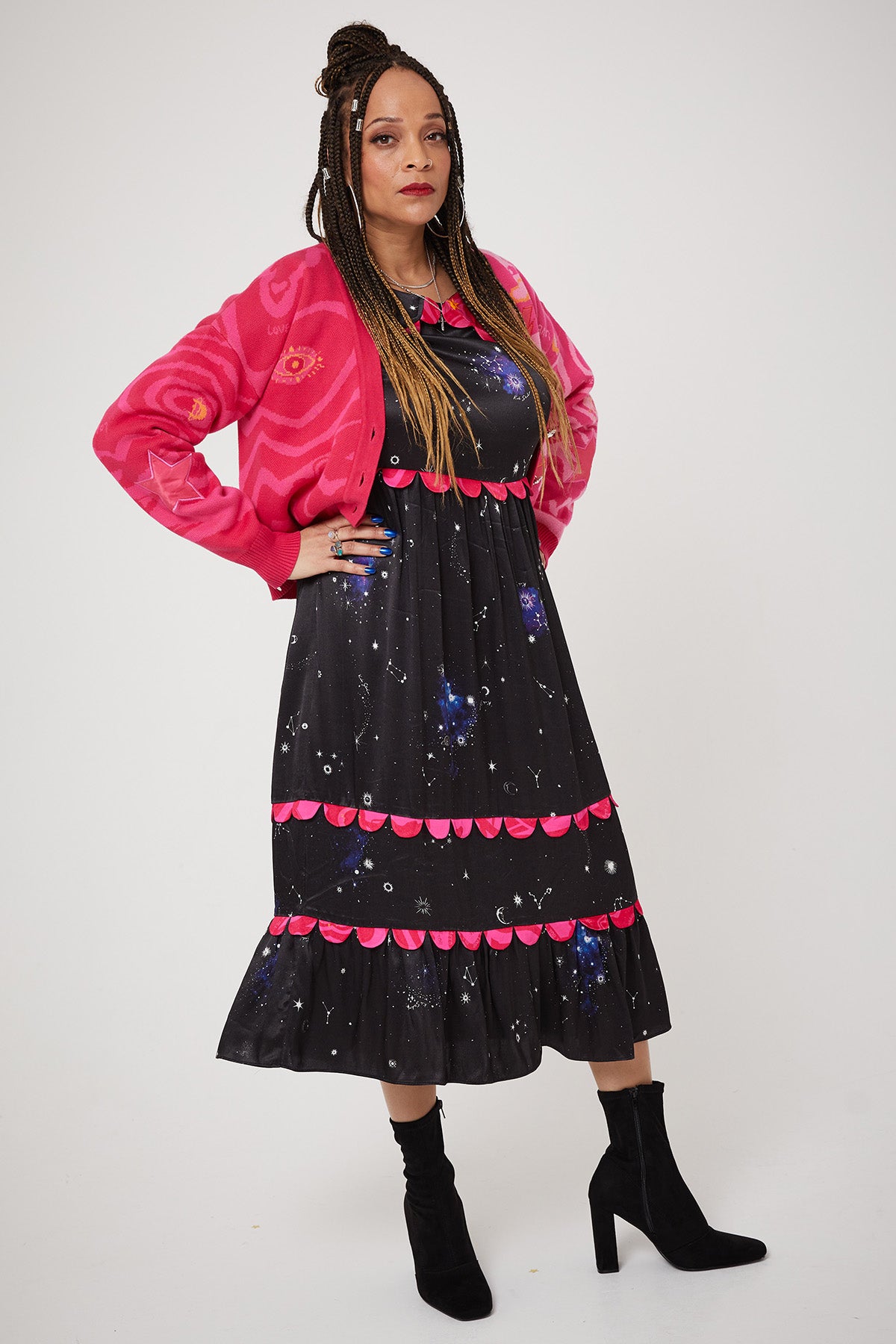 WHOLE LOTTA LOVE CARDIGAN | Pink x - Keko Studio