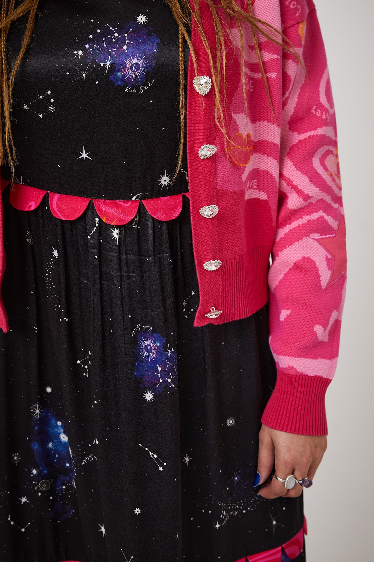 WHOLE LOTTA LOVE CARDIGAN | Pink x - Keko Studio