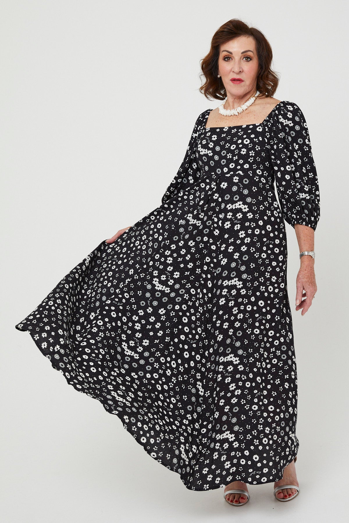 JONI DRESSES | Polka Retro Floral - Keko Studio