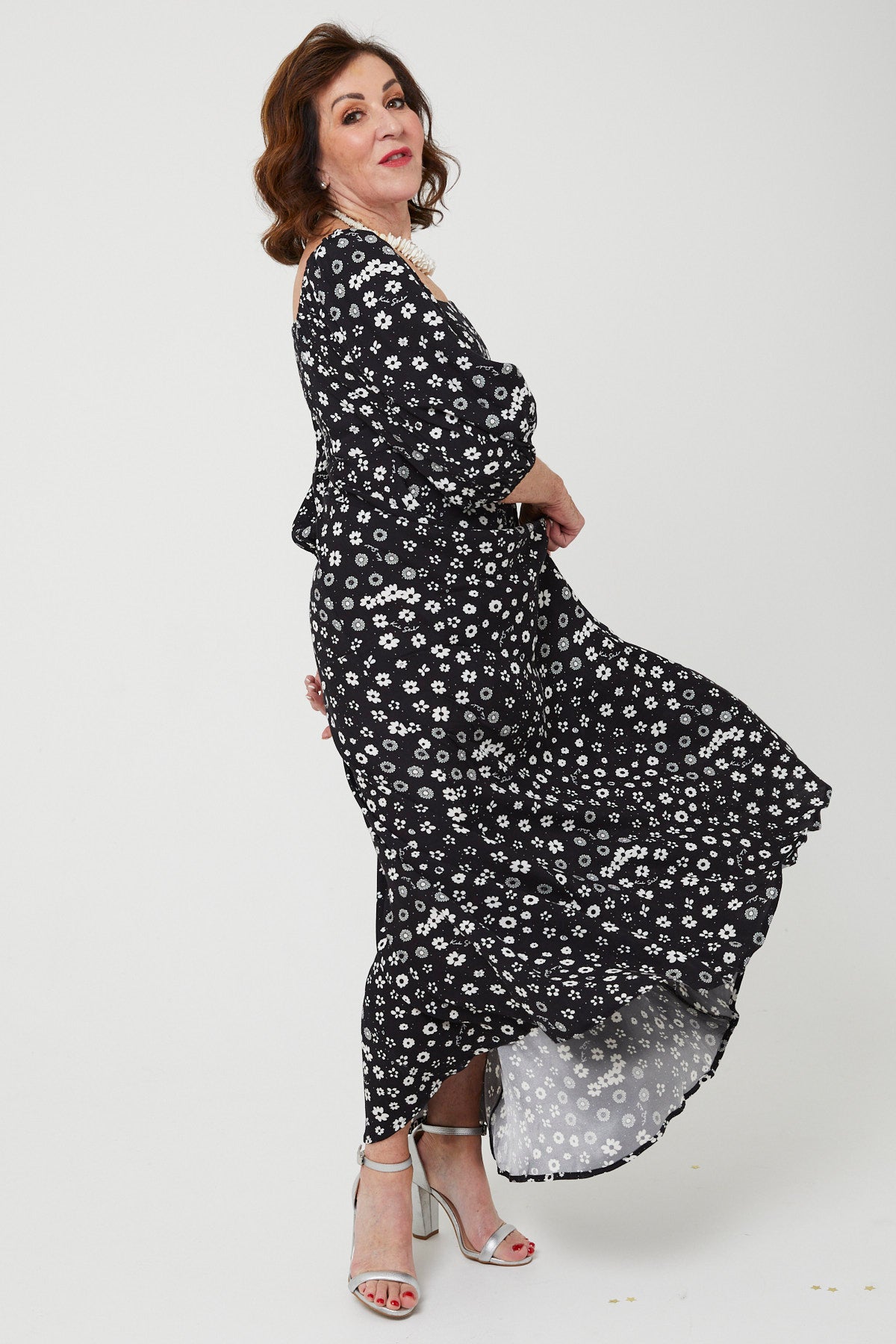 JONI DRESSES | Polka Retro Floral - Keko Studio