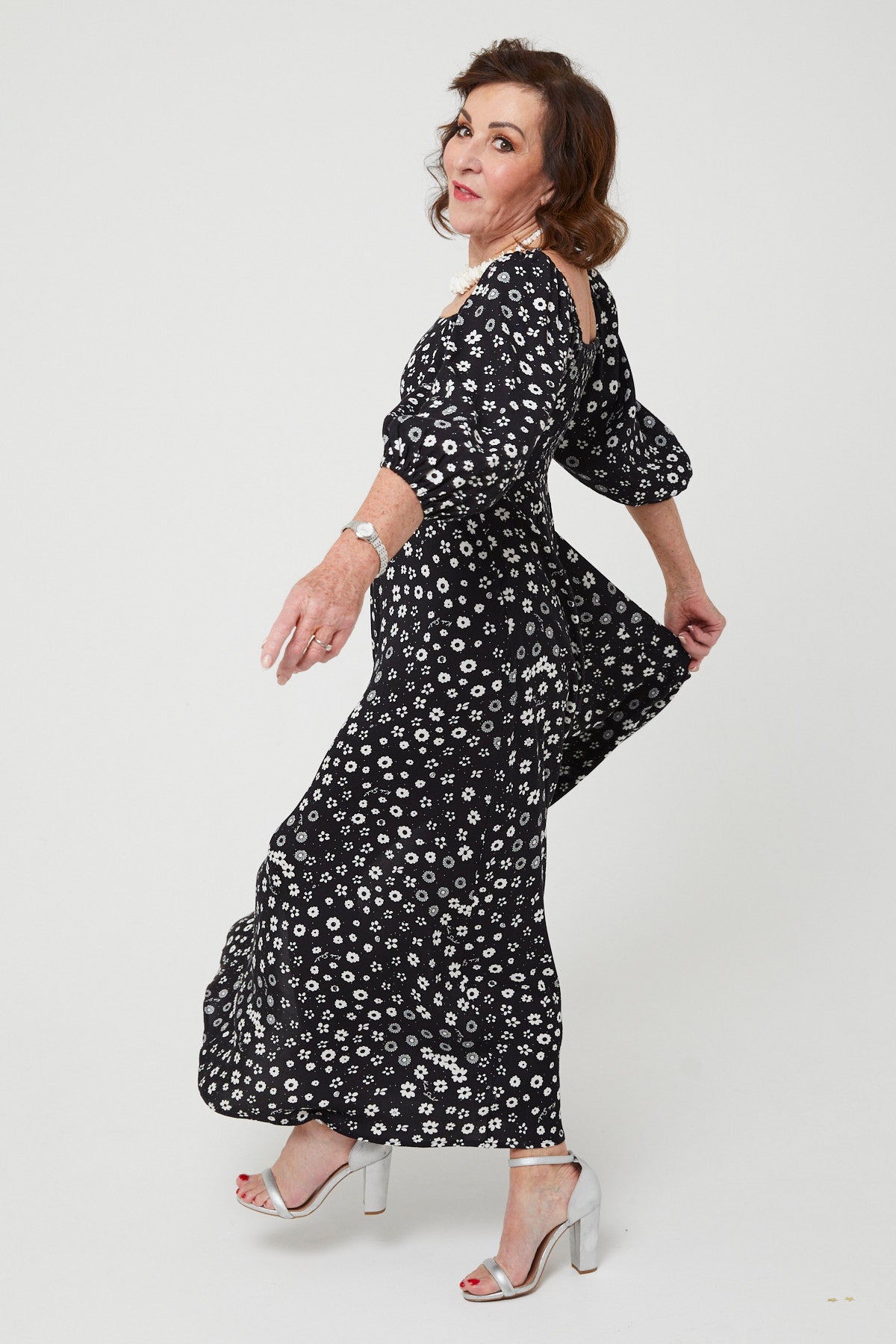 JONI DRESSES | Polka Retro Floral - Keko Studio