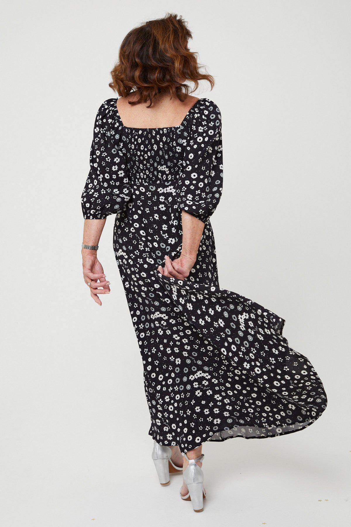 JONI DRESSES | Polka Retro Floral - Keko Studio