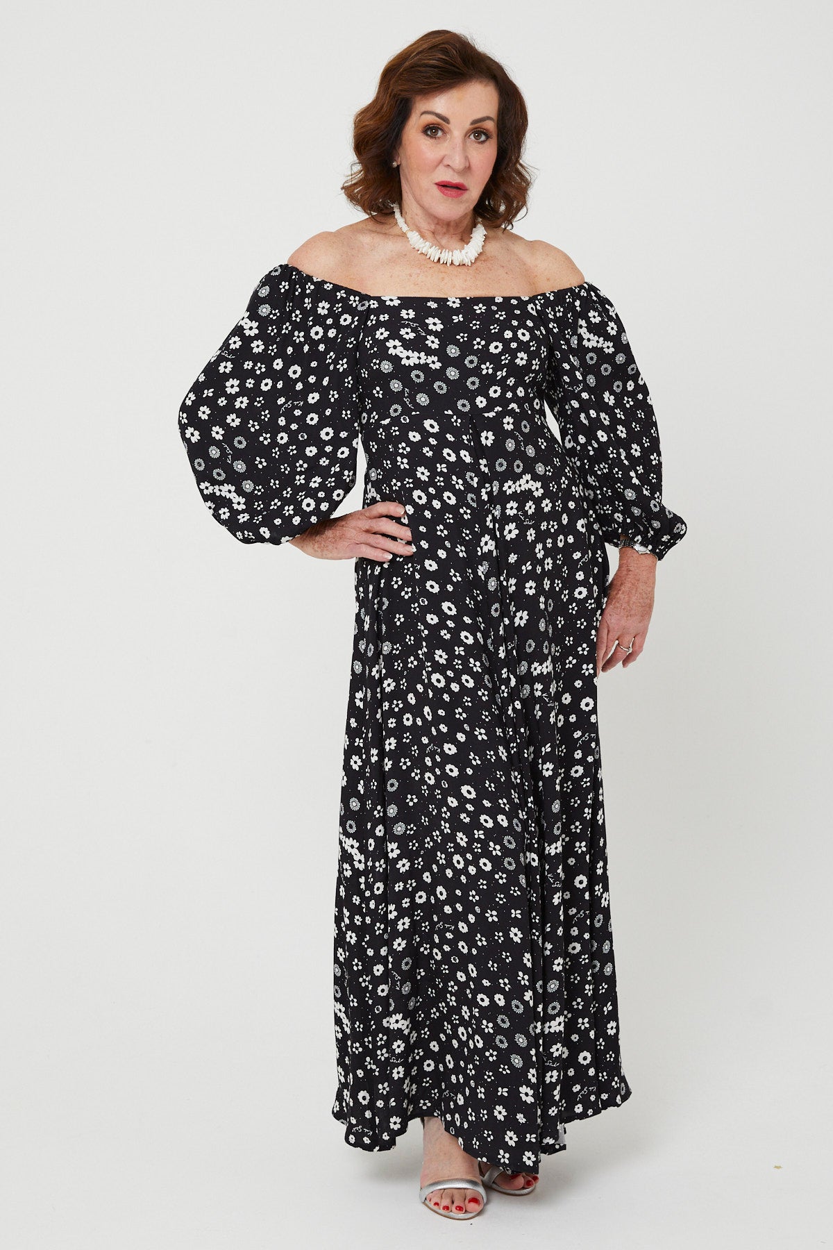 JONI DRESSES | Polka Retro Floral - Keko Studio
