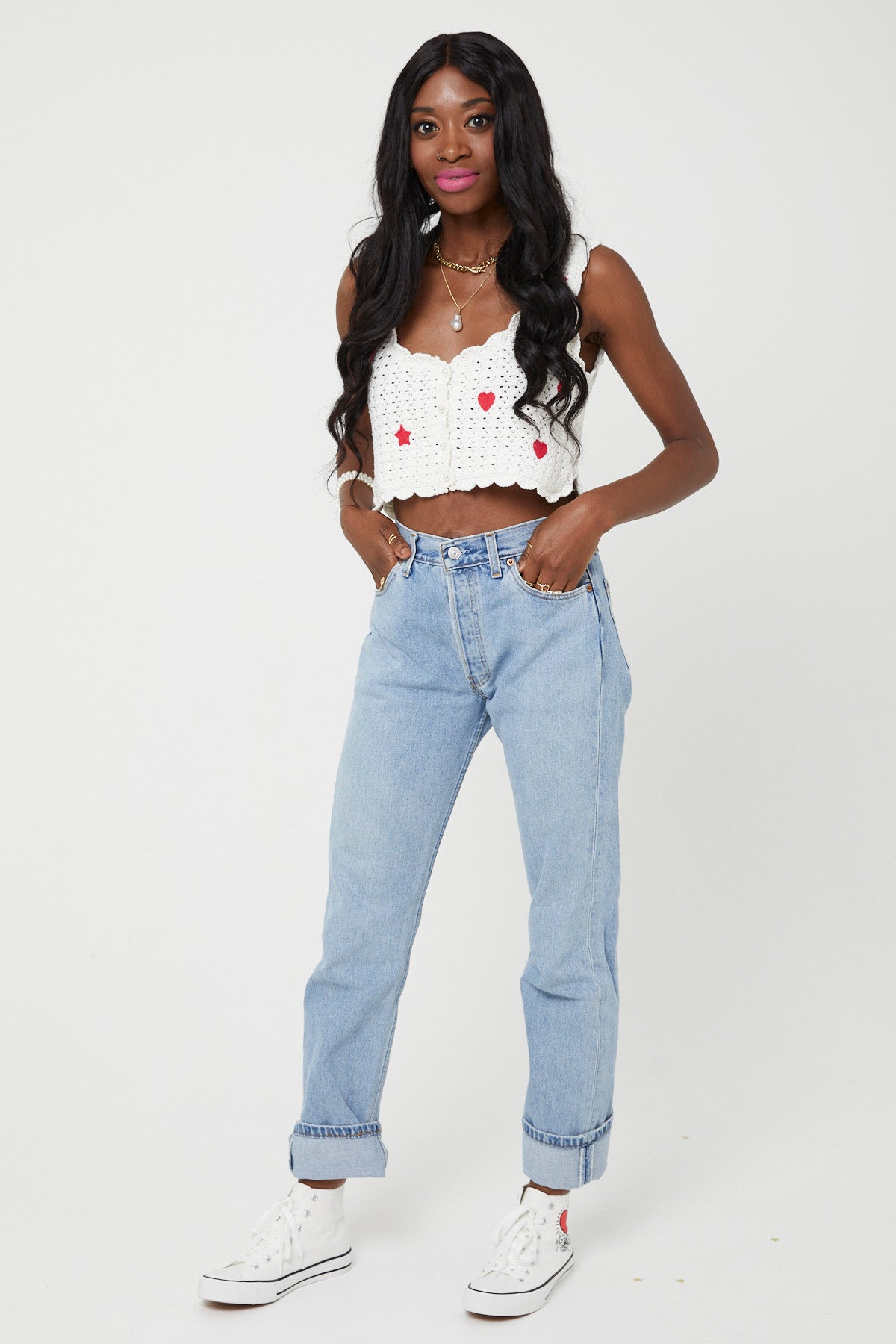 KEKO LOVES CROCHET VEST | Cream - Keko Studio