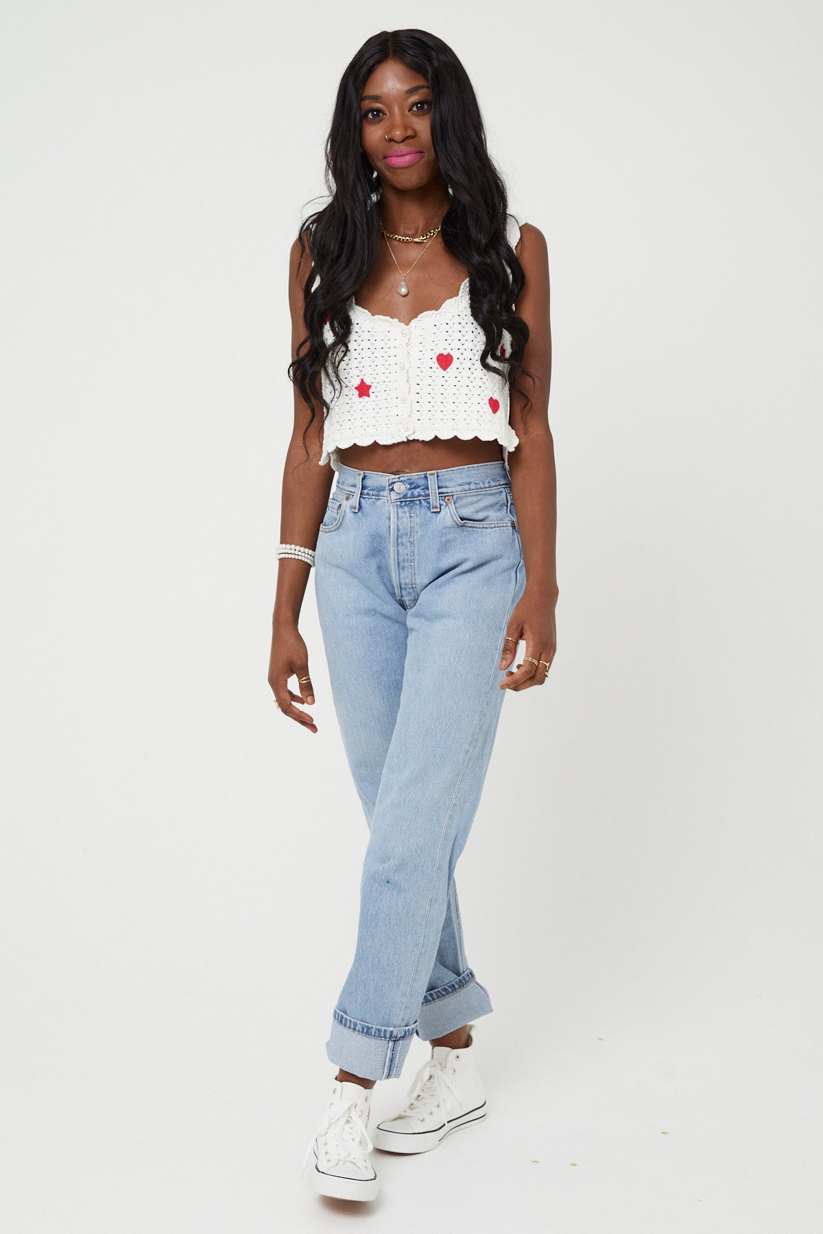 KEKO LOVES CROCHET VEST | Cream - Keko Studio
