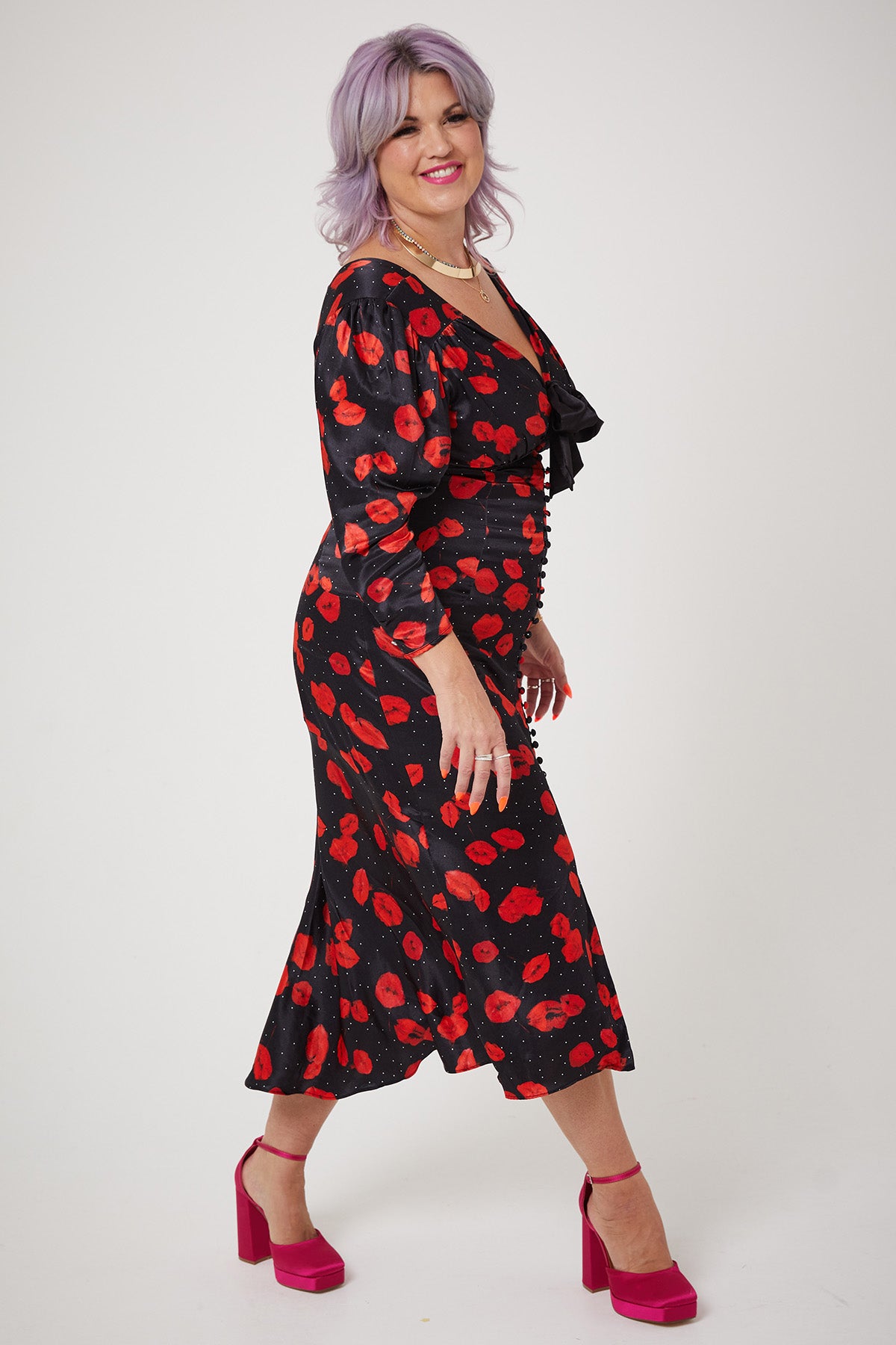 MARILYN DRESS | Lip Smacking Floral - Keko Studio