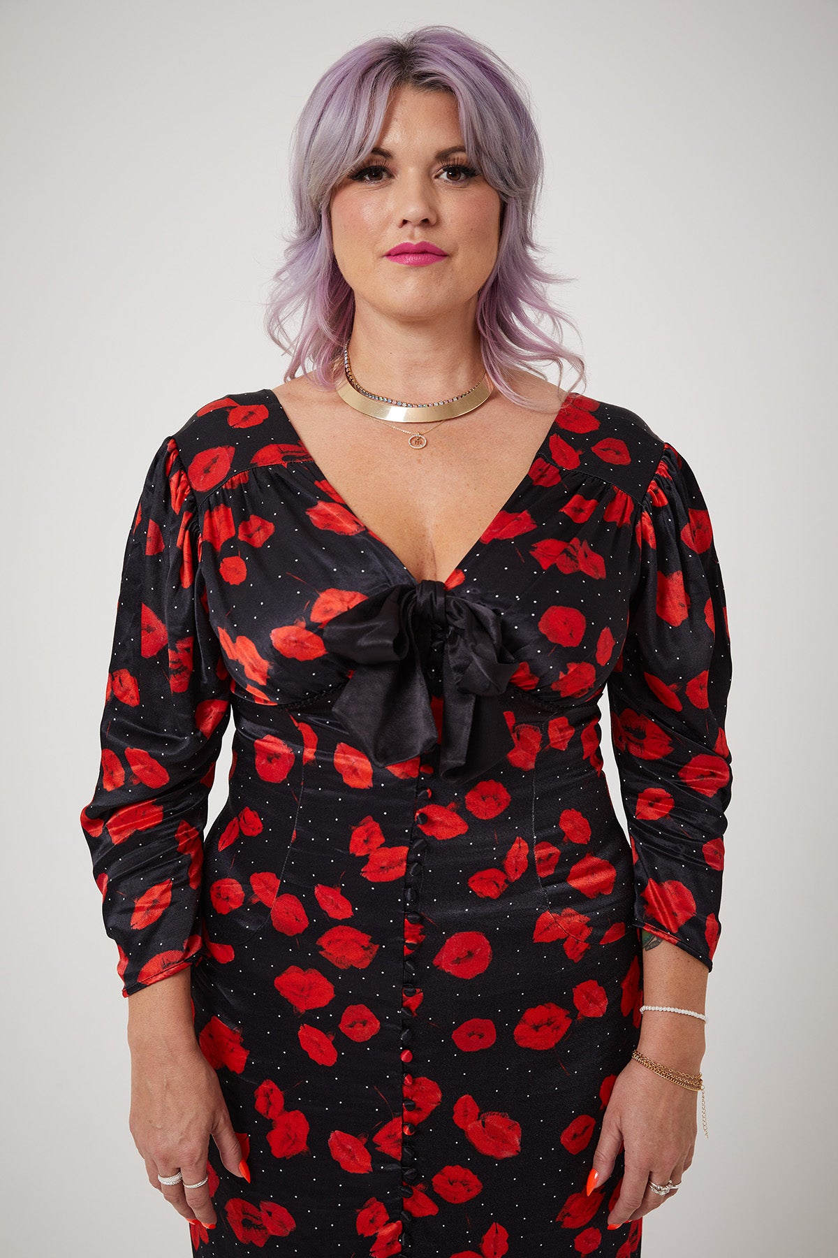 MARILYN DRESS | Lip Smacking Floral - Keko Studio