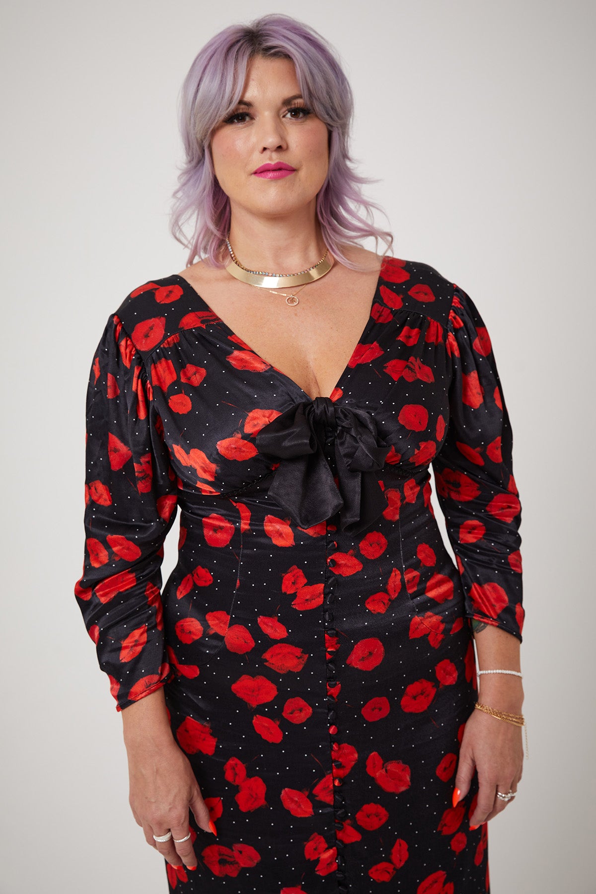 MARILYN DRESS | Lip Smacking Floral - Keko Studio