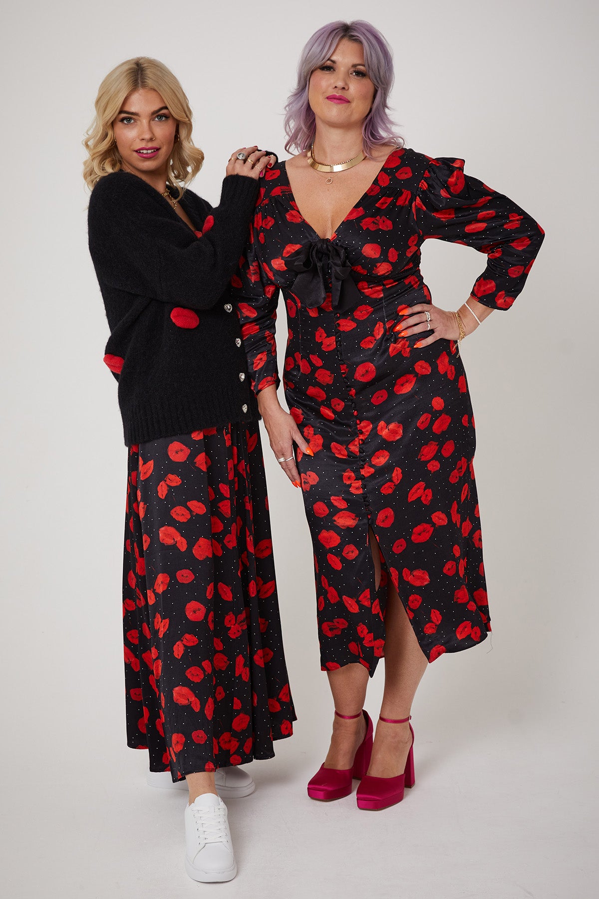 MICKS LIPS CARDI | Black - Keko Studio