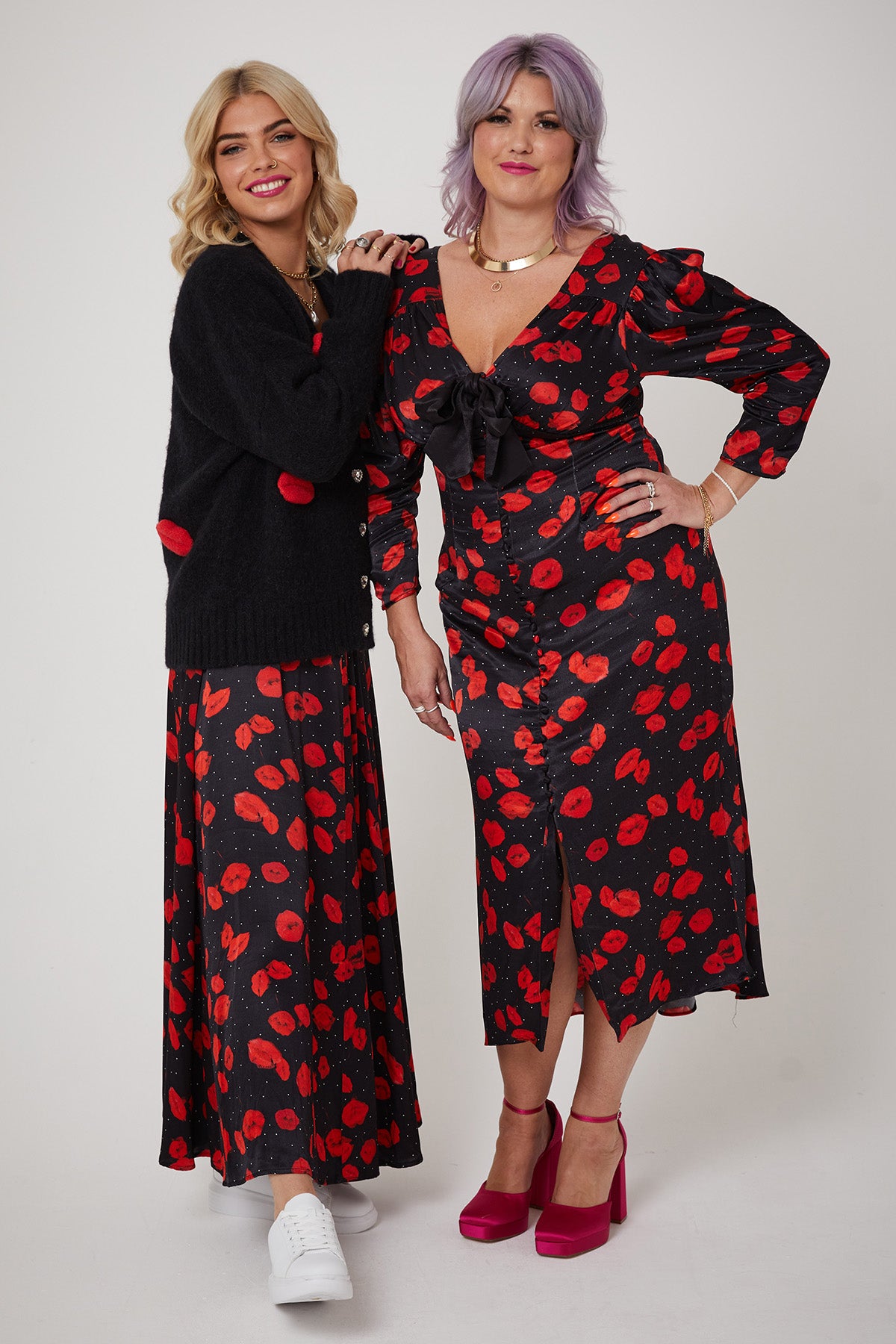 MICKS LIPS CARDI | Black - Keko Studio