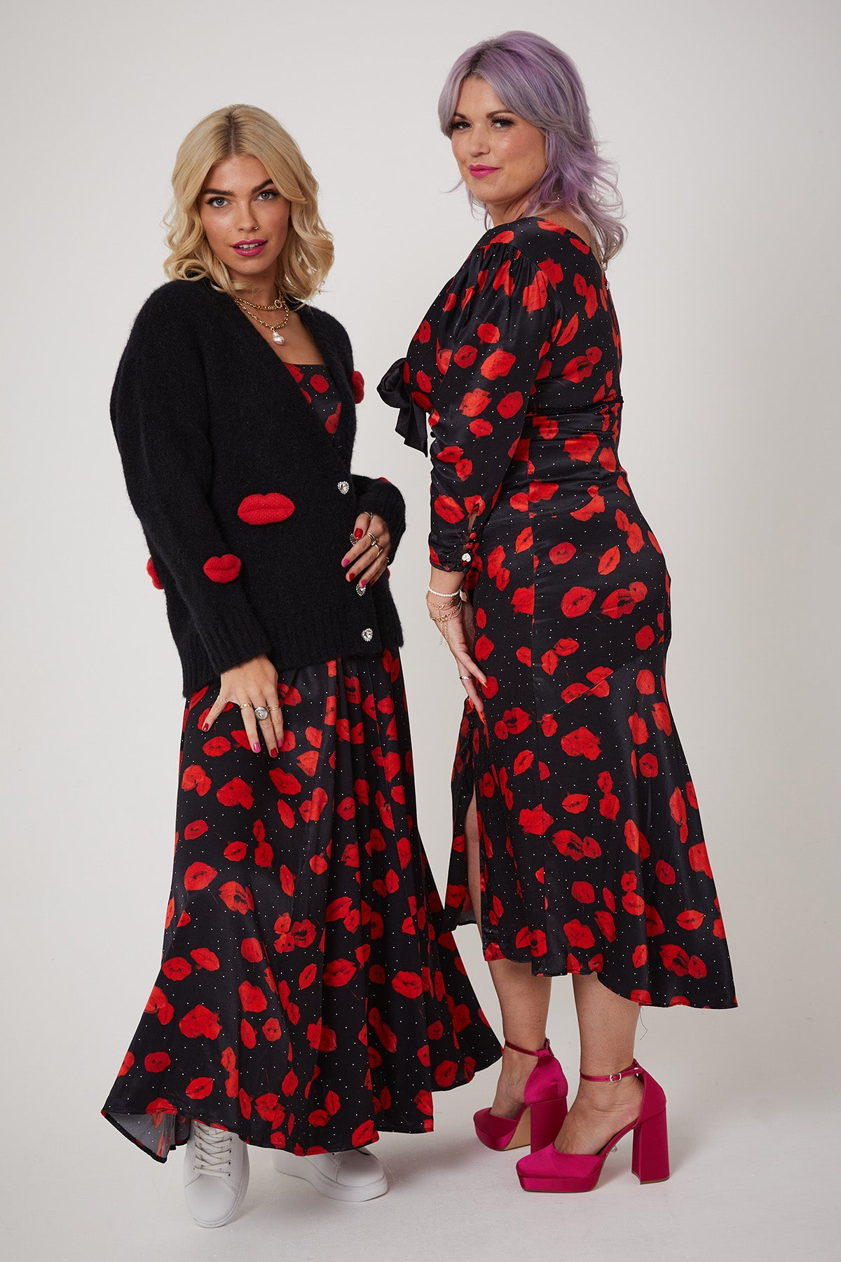 MICKS LIPS CARDI | Black - Keko Studio