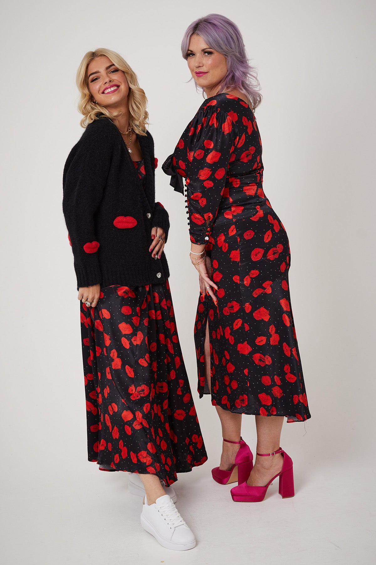 MICKS LIPS CARDI | Black - Keko Studio