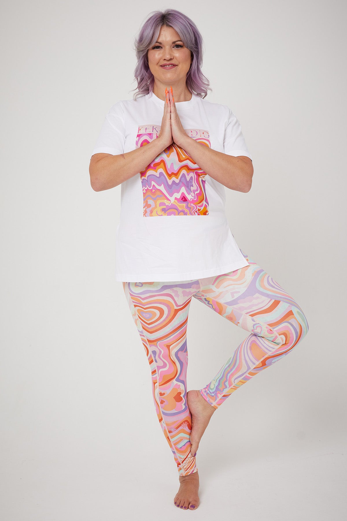 YOKO REVERSIBLE LEGGING | Age of Aquarius - Keko Studio