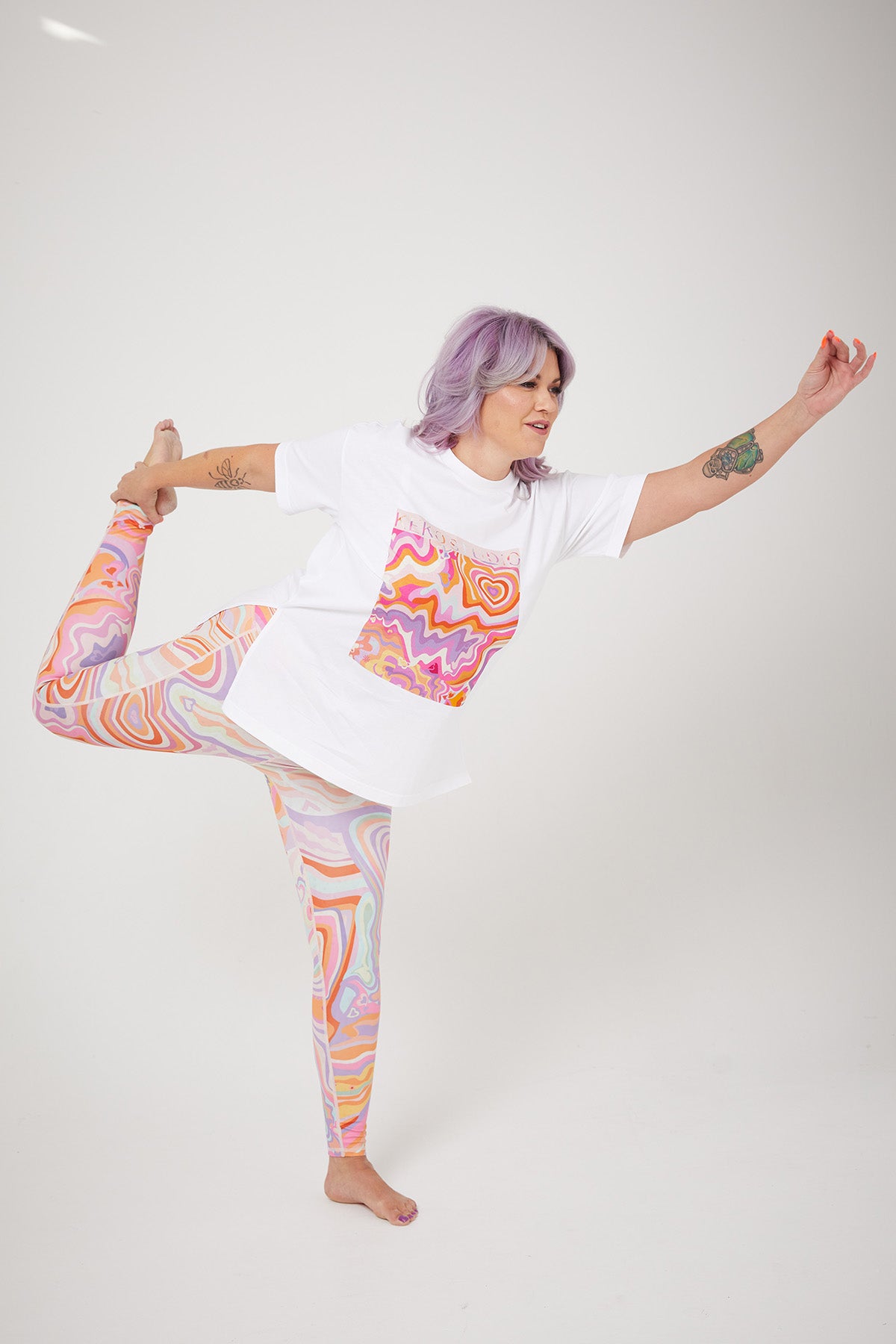 YOKO REVERSIBLE LEGGING | Age of Aquarius - Keko Studio
