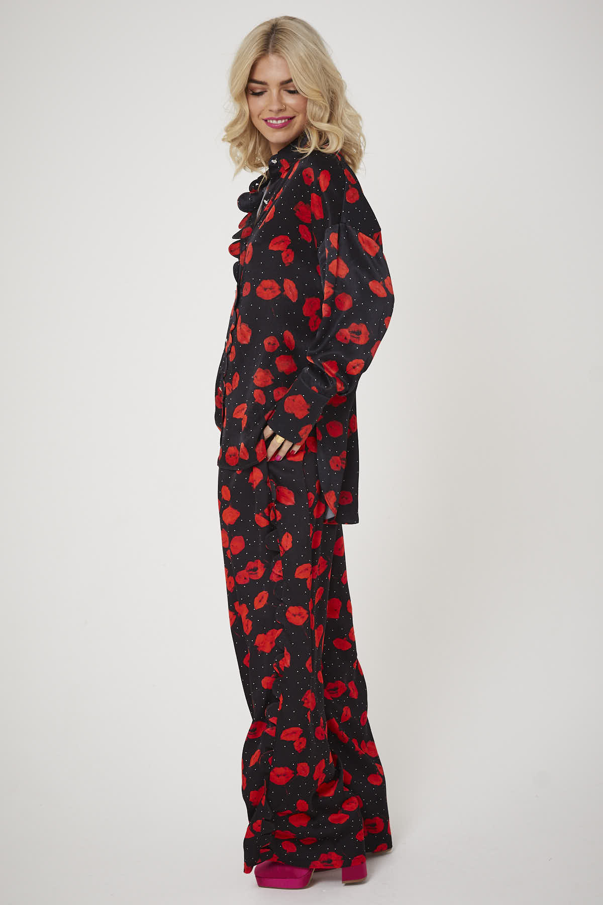 DONNA TROUSER | Lip smacking floral - Keko Studio