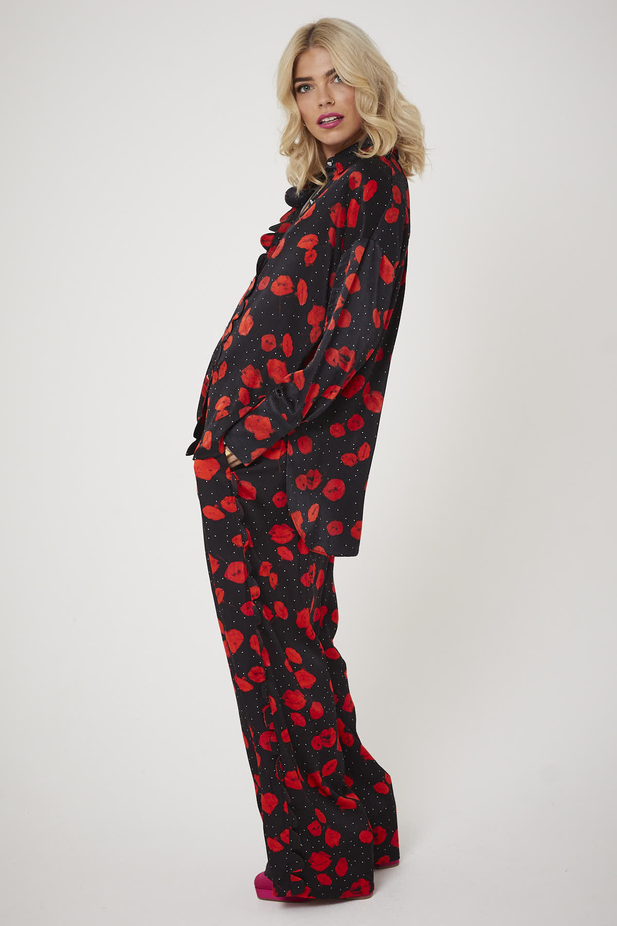 DONNA TROUSER | Lip smacking floral - Keko Studio